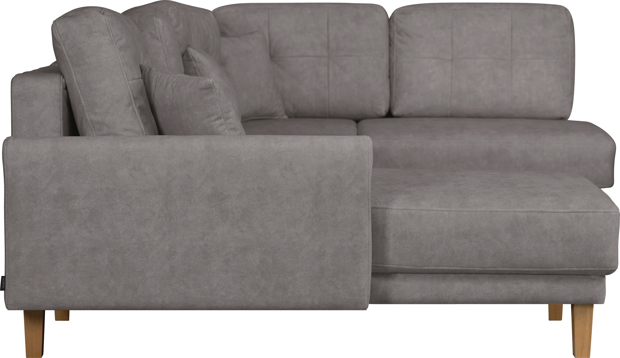 Home affaire Wohnlandschaft »TRIPLO U-Form wahlweise mit Schlaffunktion, B/T/H: 310/192/90 cm«, Schlafsofa, auch mit Bettkasten, Steppung im Rückenkissen