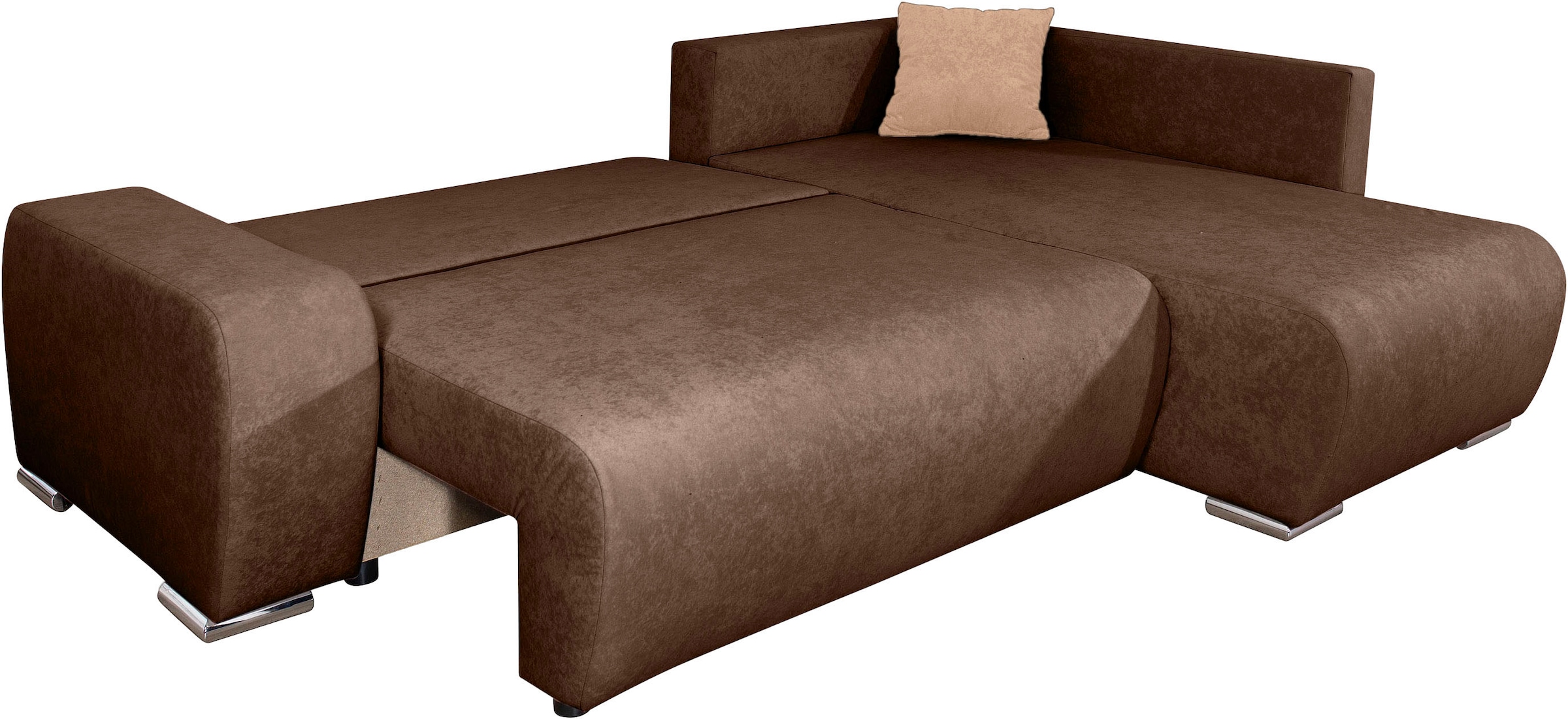 COLLECTION AB Ecksofa »Poppy, L-Form, Breite 227 cm mit Schlaffunktion«