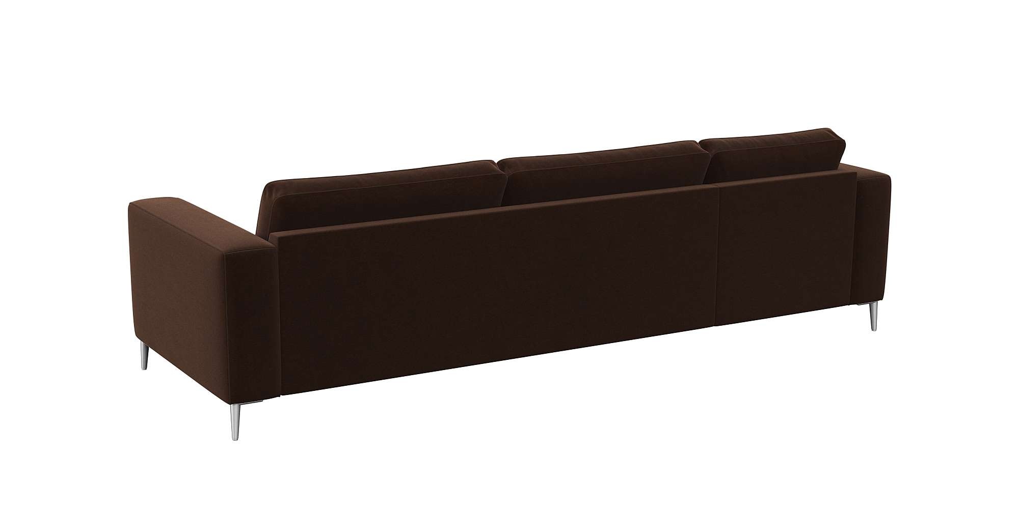 FLEXLUX Ecksofa »Fiore, super Sitzkomfort durch Kaltschaum im Sitz, L-Form«, breite Armlehnen, Kaltschaum, Füße Alu