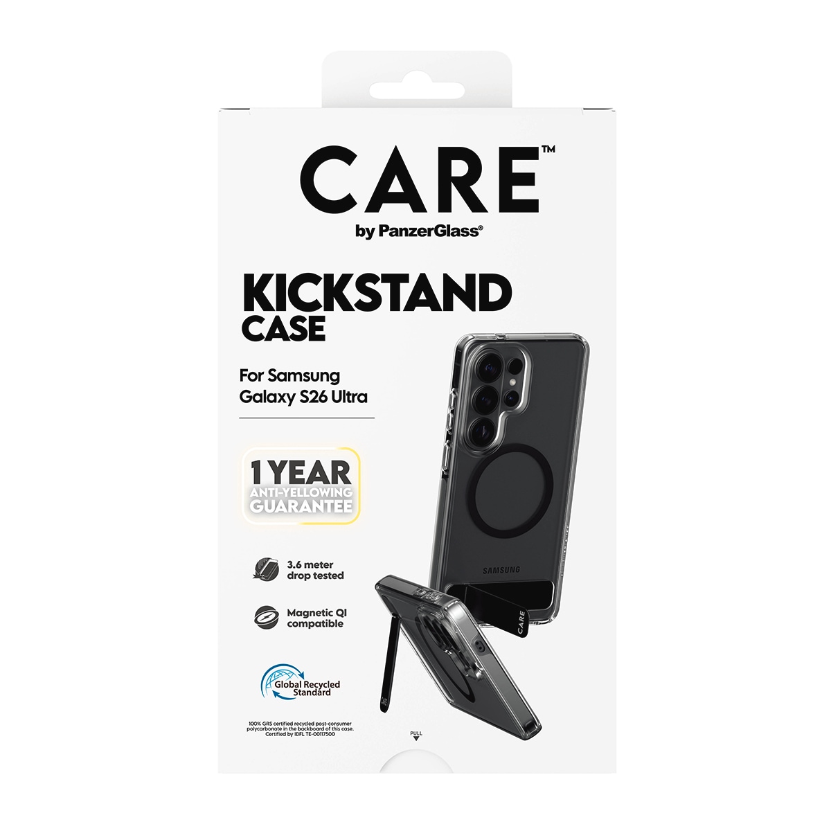 CARE by PanzerGlass Handyhülle »Urban Explorer Case mit Kickstand/Qi für Samsung Galaxy S26 Ultra« Samsung Galaxy S26 Ultra Backcover, Schutzhülle, Handyschutzhülle, Case, Schutzcase, stoßfest
