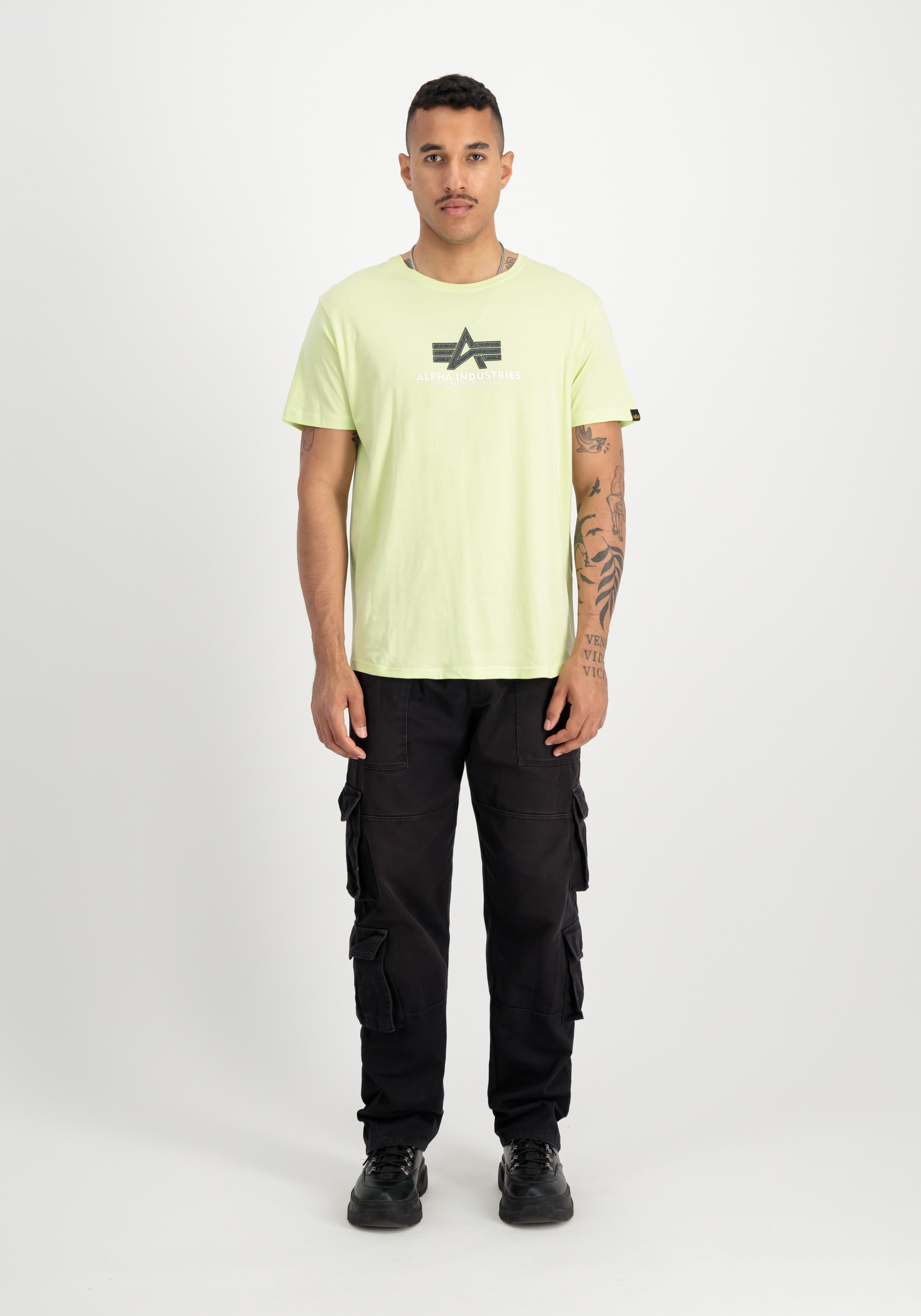 Alpha Industries T-Shirt »Alpha Industries Men - T-Shirts Basic T-Shirt BL Rubber«