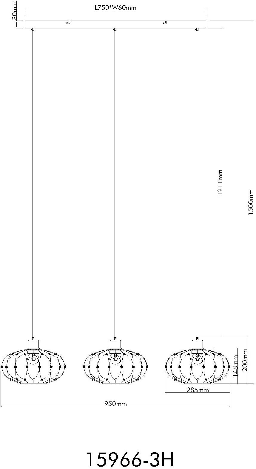 GLOBO LIGHTING Hängeleuchte »GREYS« E27 1 Stk. Hängelampe Esszimmer-Leuchte Esstischleuchte Wohnzimmer