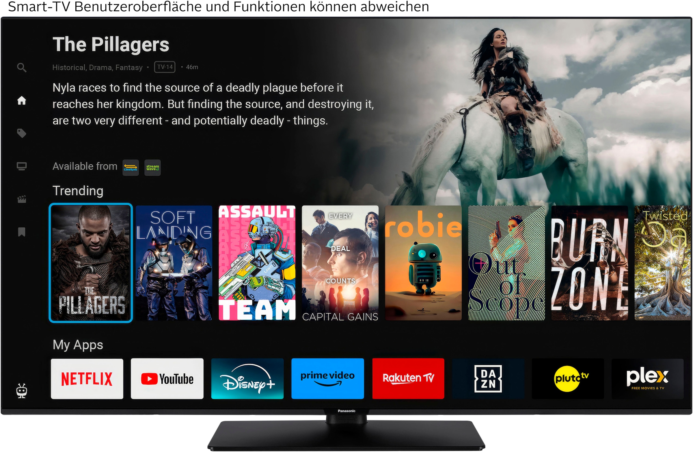 Panasonic LED-Fernseher »TB-65W61AEZ«, 4K Ultra HD, Smart-TV