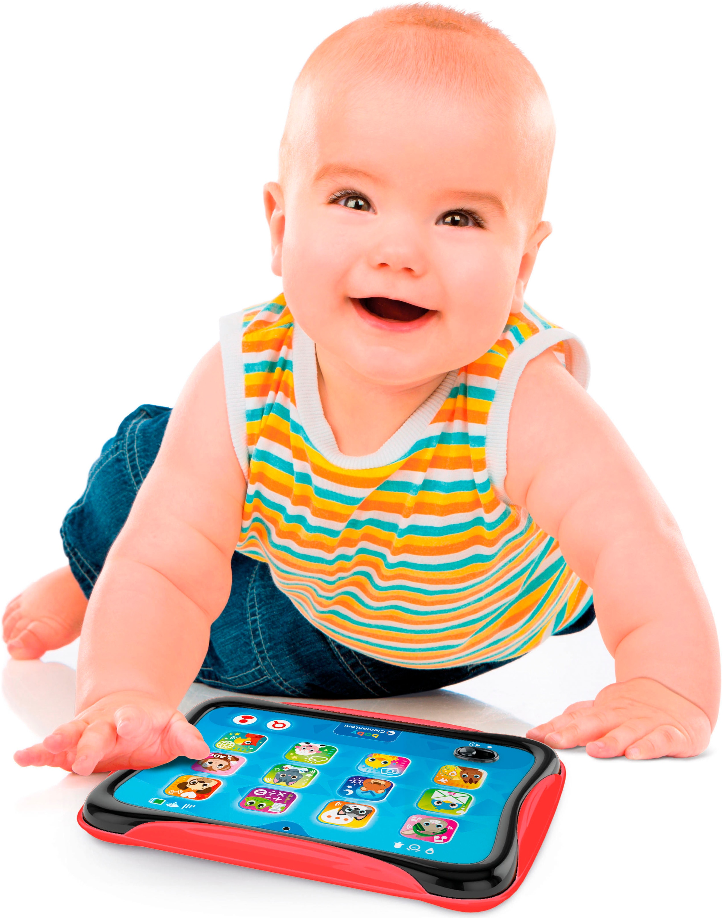 Clementoni® Lerntablet »Baby Clementoni, Baby-Tablet«, Mit Licht und Sound