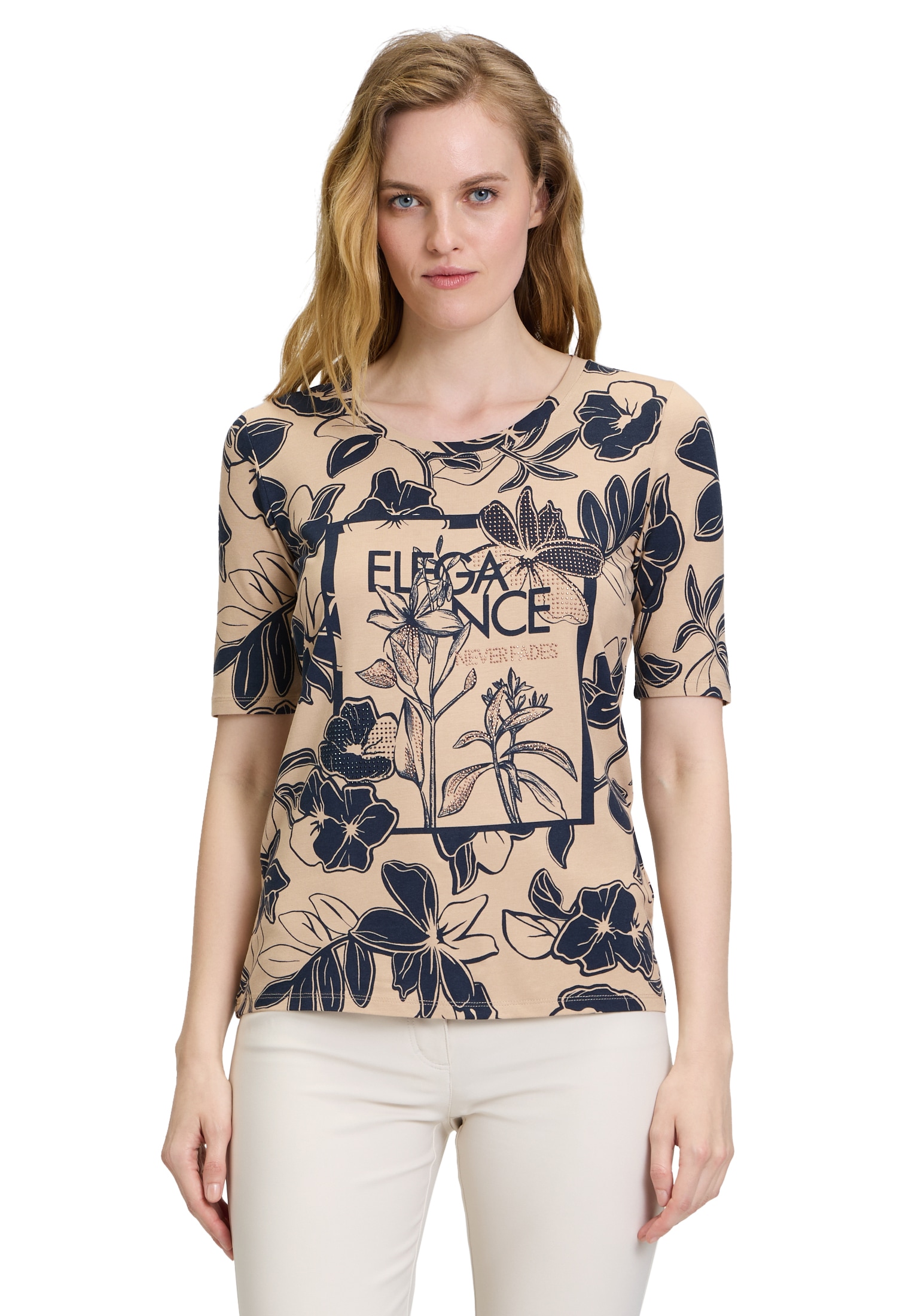 Kurzarmshirt »Betty Barclay Basic Shirt mit Print«, Placement