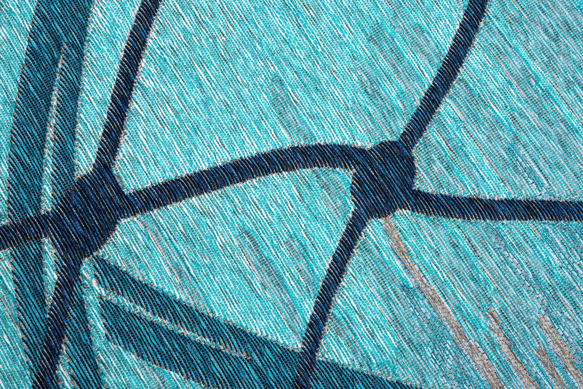 Sansibar Teppich »Keitum 005«, rechteckig, Flachgewebe, modernes Design,  Motiv Fischernetz & gekreuzte Säbel bequem und schnell bestellen