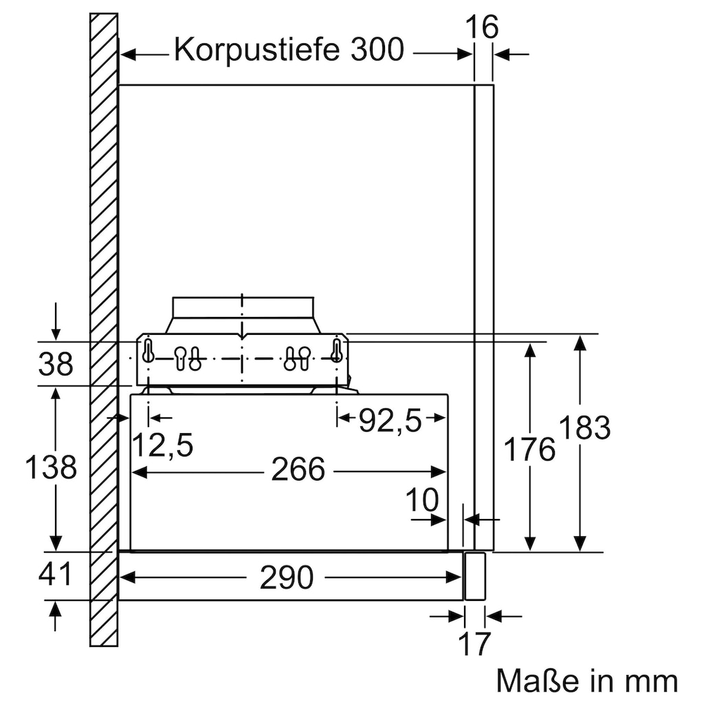 Constructa Flachschirmhaube »CD30637«