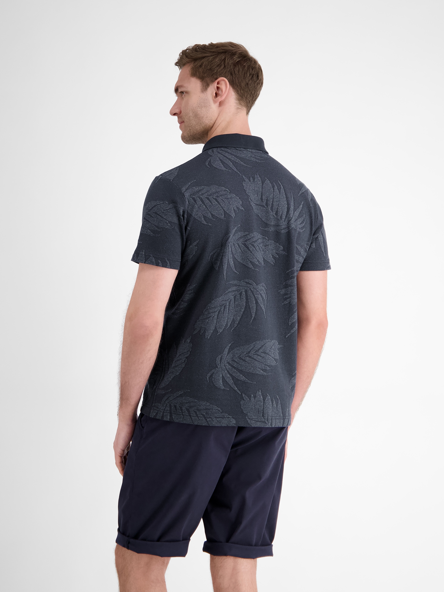 LERROS Poloshirt, mit All-Over Print