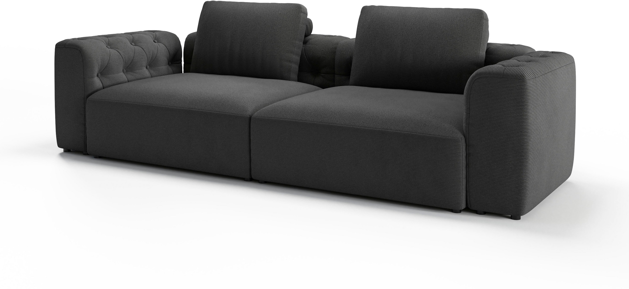 RAUM.ID 2,5-Sitzer »Cushid« Modulsofa, bestehend aus 2 Teilen, Breite 268 cm
