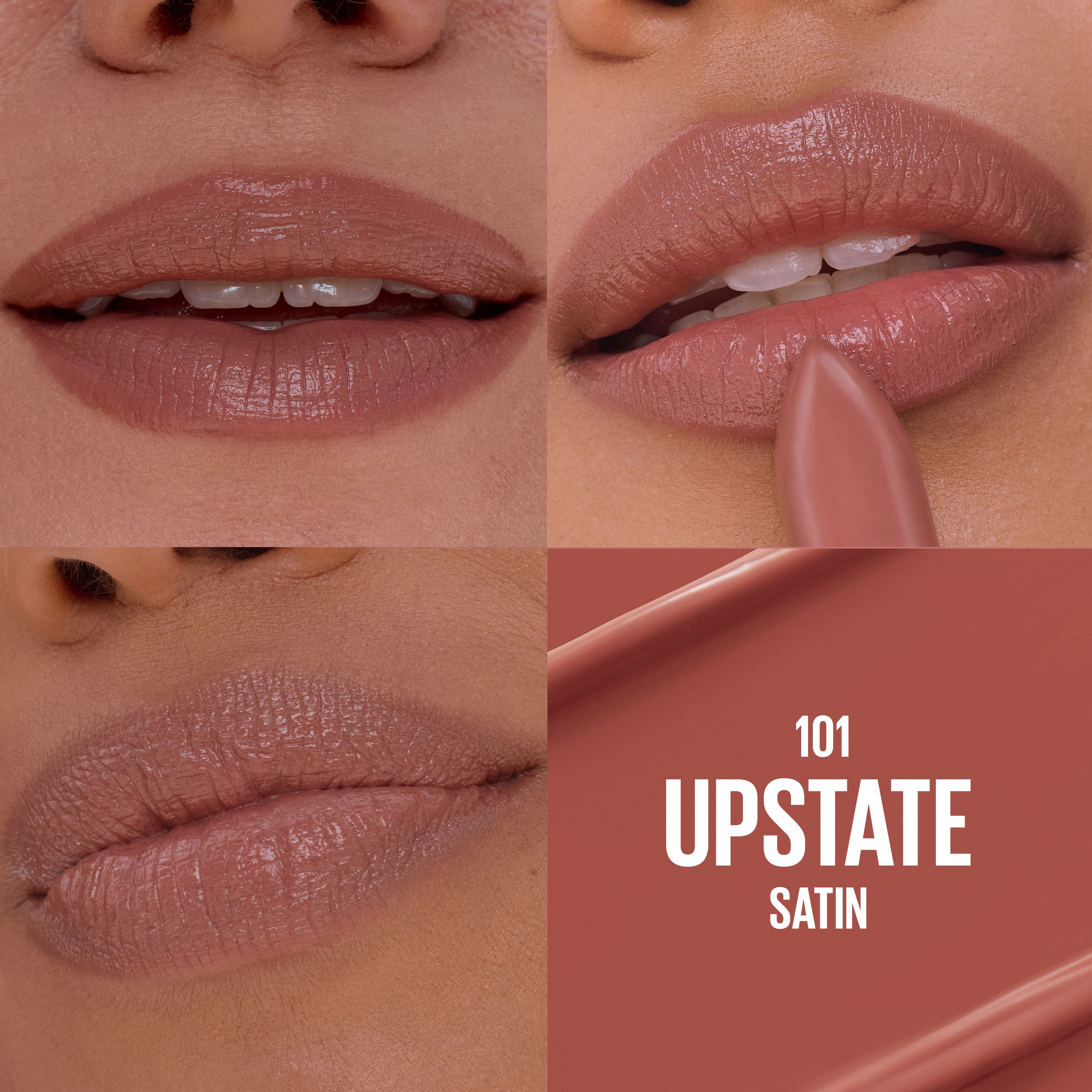 MAYBELLINE NEW YORK Lippenstift »SERUM LIPSTICK SATIN« 8 Stunden lang feuchtigkeitsspendend und aufpolsternd