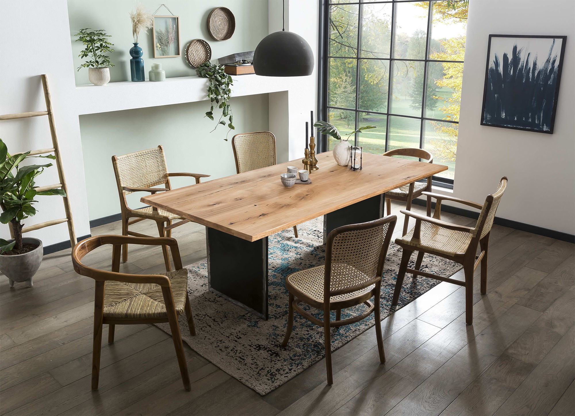 INOSIGN Esstisch 1 Stk. tlg. Gestell im Used Look günstig online kaufen