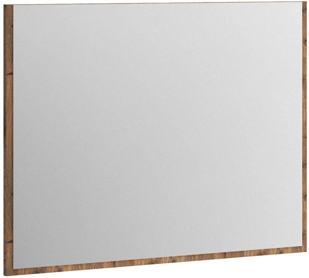 INOSIGN Garderobenspiegel »MUSTA, 95x70x2 cm mit farblich abgesetzer Rahmen günstig online kaufen