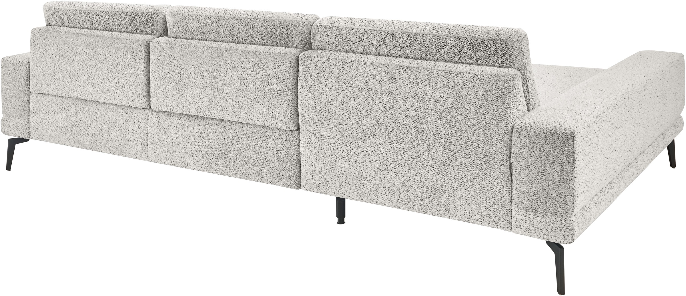 set one by Musterring Ecksofa »SO 3600 optimaler Sitzkomfort in Federkern o. Kaltschaum, 2 Sitzhöhen«, Sitzhöhe 42 cm, Kaltschaum, B 293 x T 180 cm, Kama silver