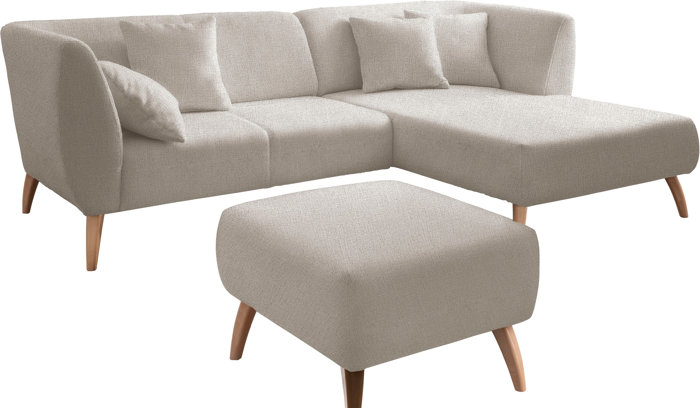 INOSIGN Ecksofa »Colori Polstermöbel mit zeitlos eleganter Rückenführung. L günstig online kaufen
