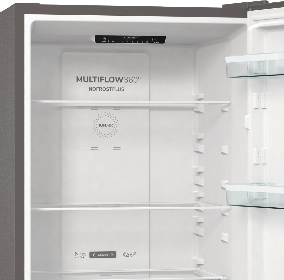 10. Bild von GORENJE Kühl-/Gefrierkombination »NRK 6192 ES5F«, NRK6192ES5F, 185 cm hoch, 60 cm breit
