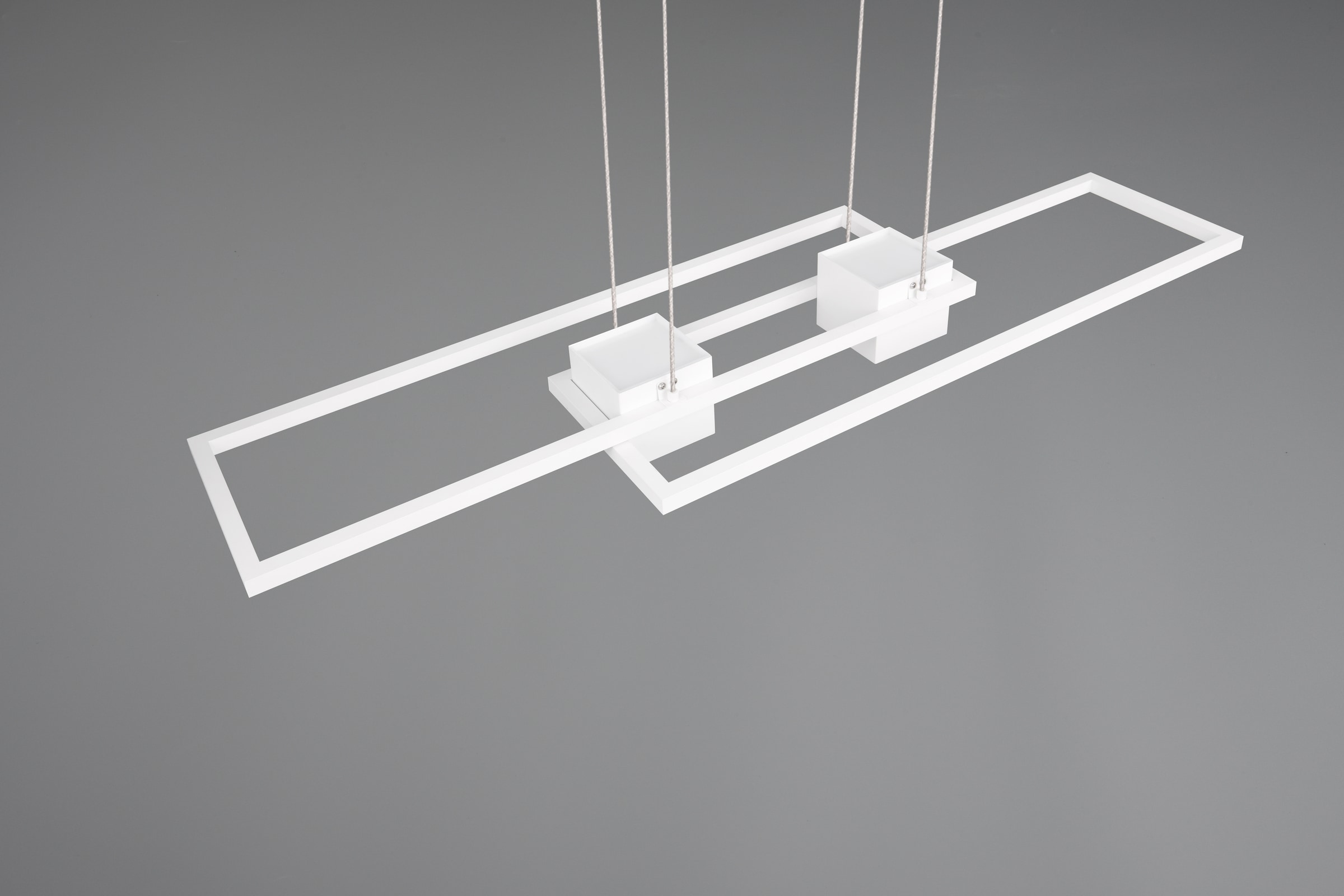TRIO Leuchten LED Pendelleuchte »ALBANY, LED Hängelampe Wohnzimmer mit Fernbedienung, dimmbar, CCT«, 1 flammig, Leuchtmittel LED-Board | LED fest integriert, Lichtfarbe einstellbar, Memoryfunktion, Nachtlicht, up-and-down Licht