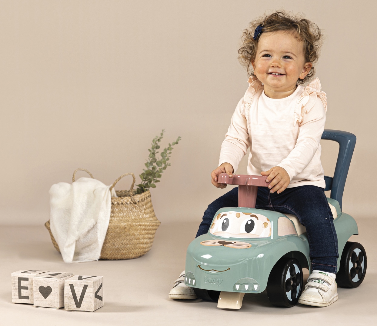 Smoby Rutscherauto »Little Smoby, Mein erstes Auto«, auch als Lauflernhilfe nutzbar