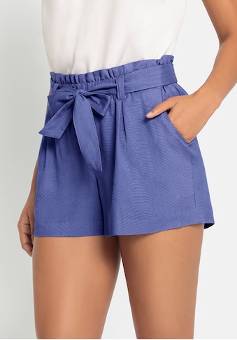 Shorts, (mit Bindegürtel)