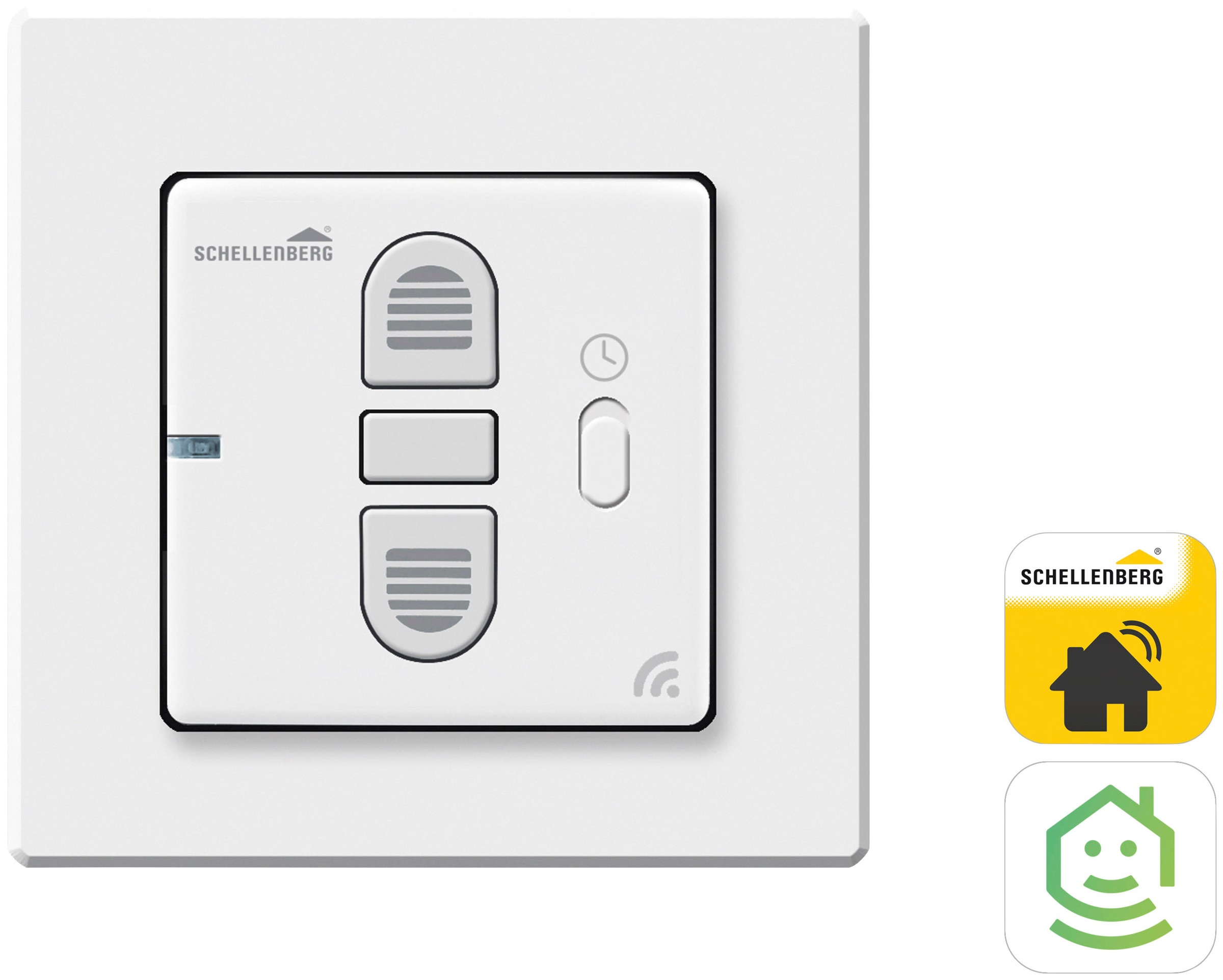 SCHELLENBERG Rollladen-Funksteuerung »Aufputz, Smart Home Funk-Zeitschaltuhr«, zur Steuerung für Rollläden, Licht, Steckdosen und Markisen
