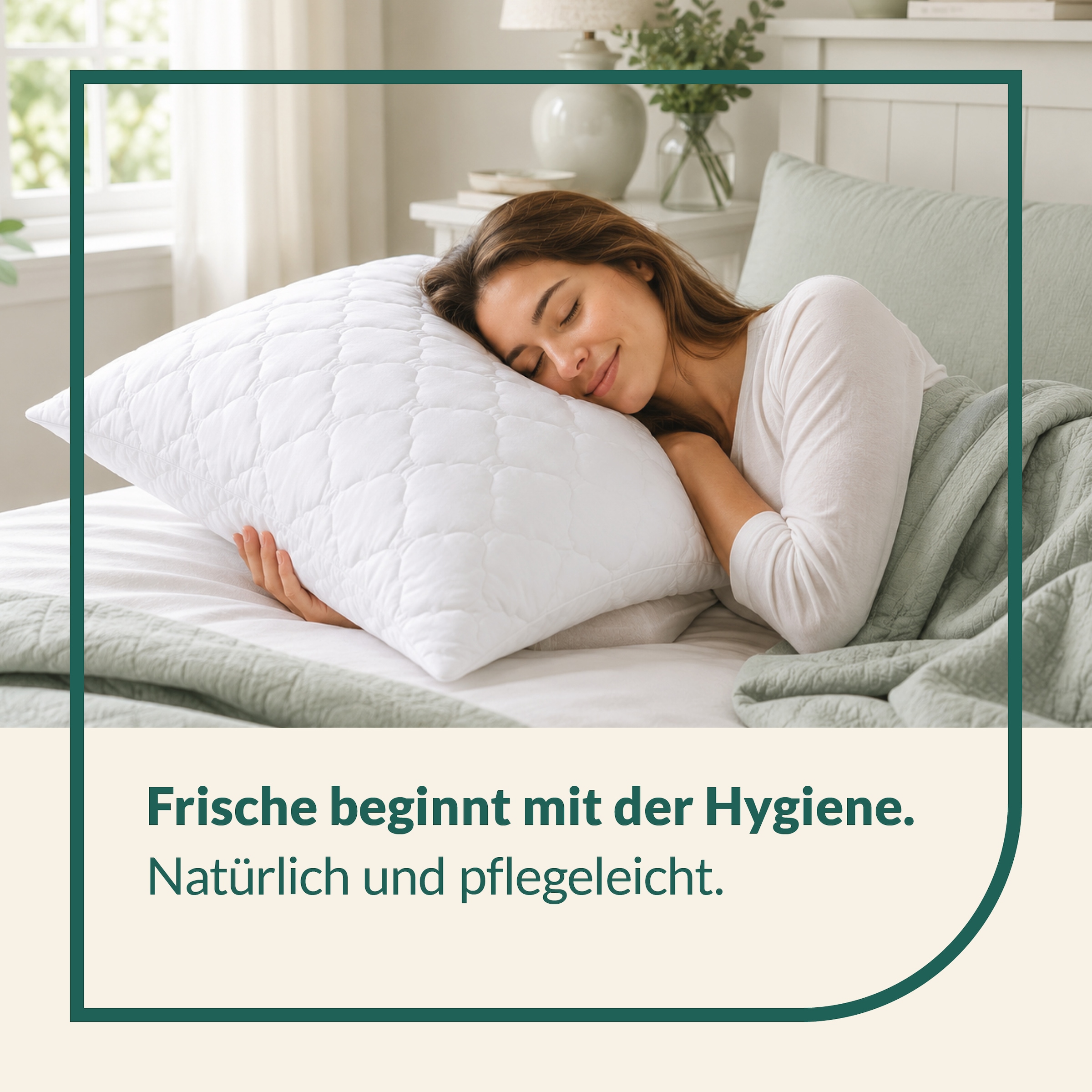 fan Microfaserkissen »Kansas, mit Baumwollbezug und Reißverschluss« Füllung: 100% Microfaser 1 Stk. tlg. in 40x80 oder 80x80 cm, Kopfkissen aus Microfaser, Made in Germany