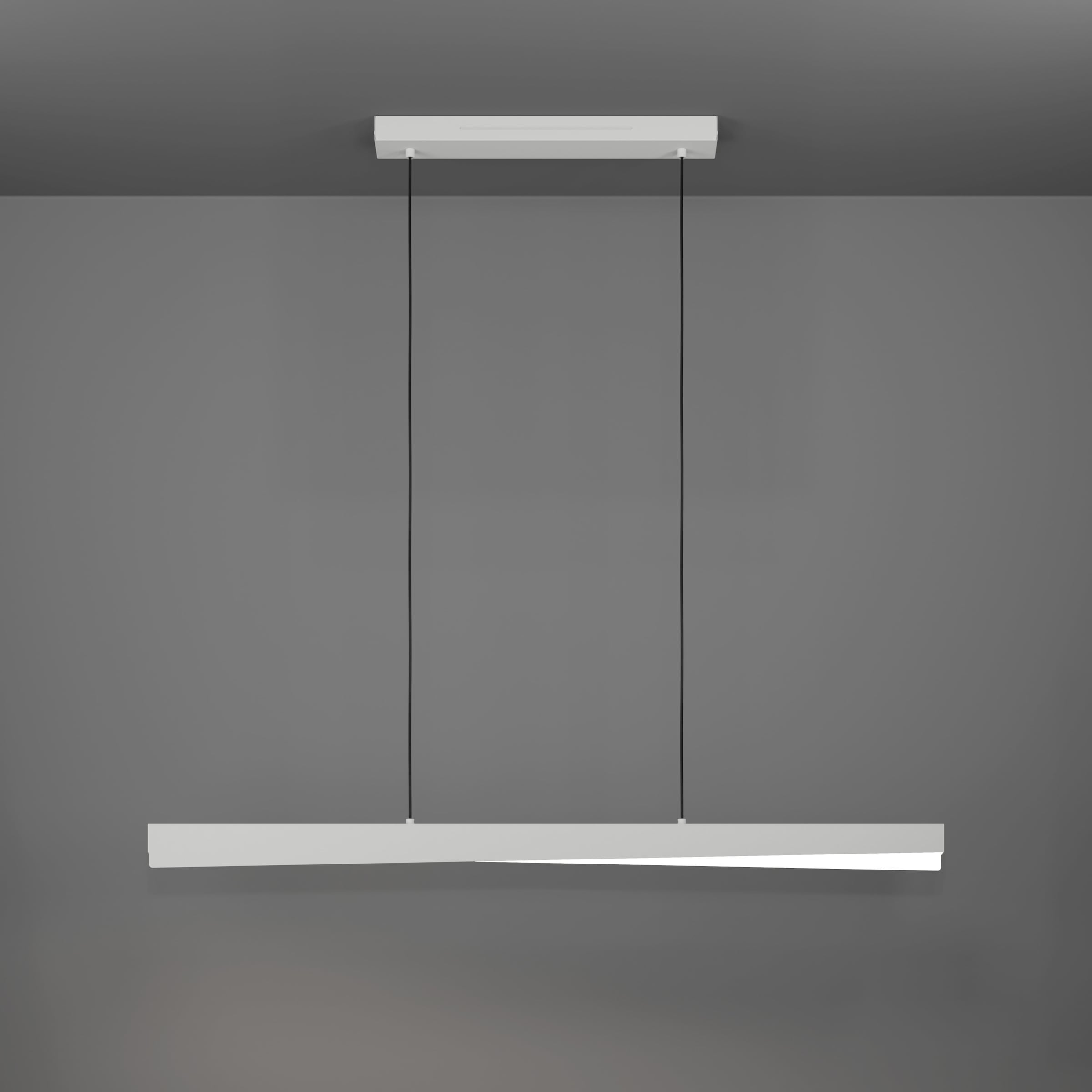 EGLO Hängeleuchte »BOLOGNANO-Z Pendellampe - Alu, Stahl - LED - 19W - IP20« LED-Modul 1 Stk. Kaltweiß | Neutralweiß | RGB | Warmweiß Hängelampe, Deckenlampe, Wohnzimmer, Esszimmer, L117 x B7 x H110 cm