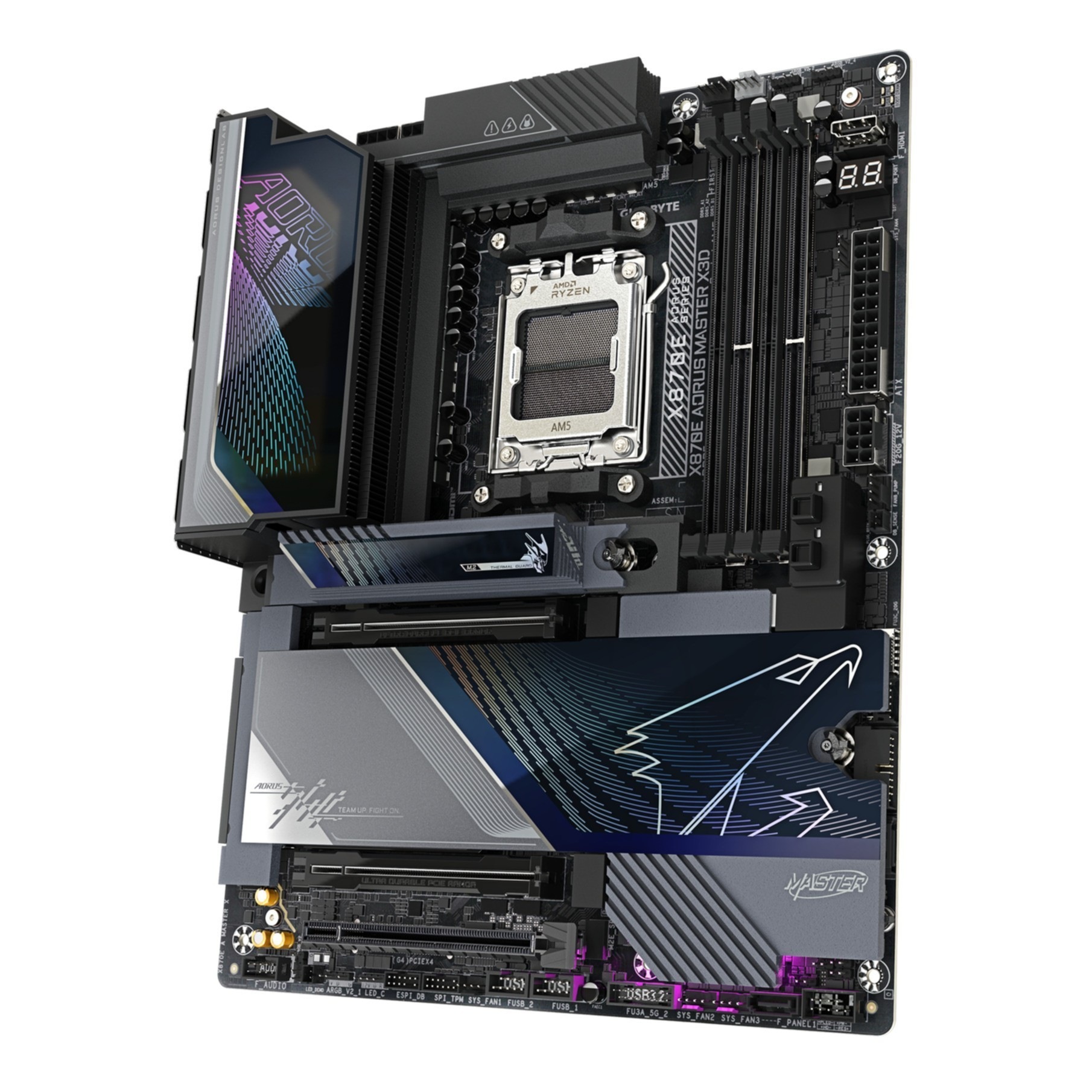 Gigabyte Mainboard »X870E AORUS MASTER X3D Mainboard - Unterstützt AMD Ryzen 9000 CPUs, di«