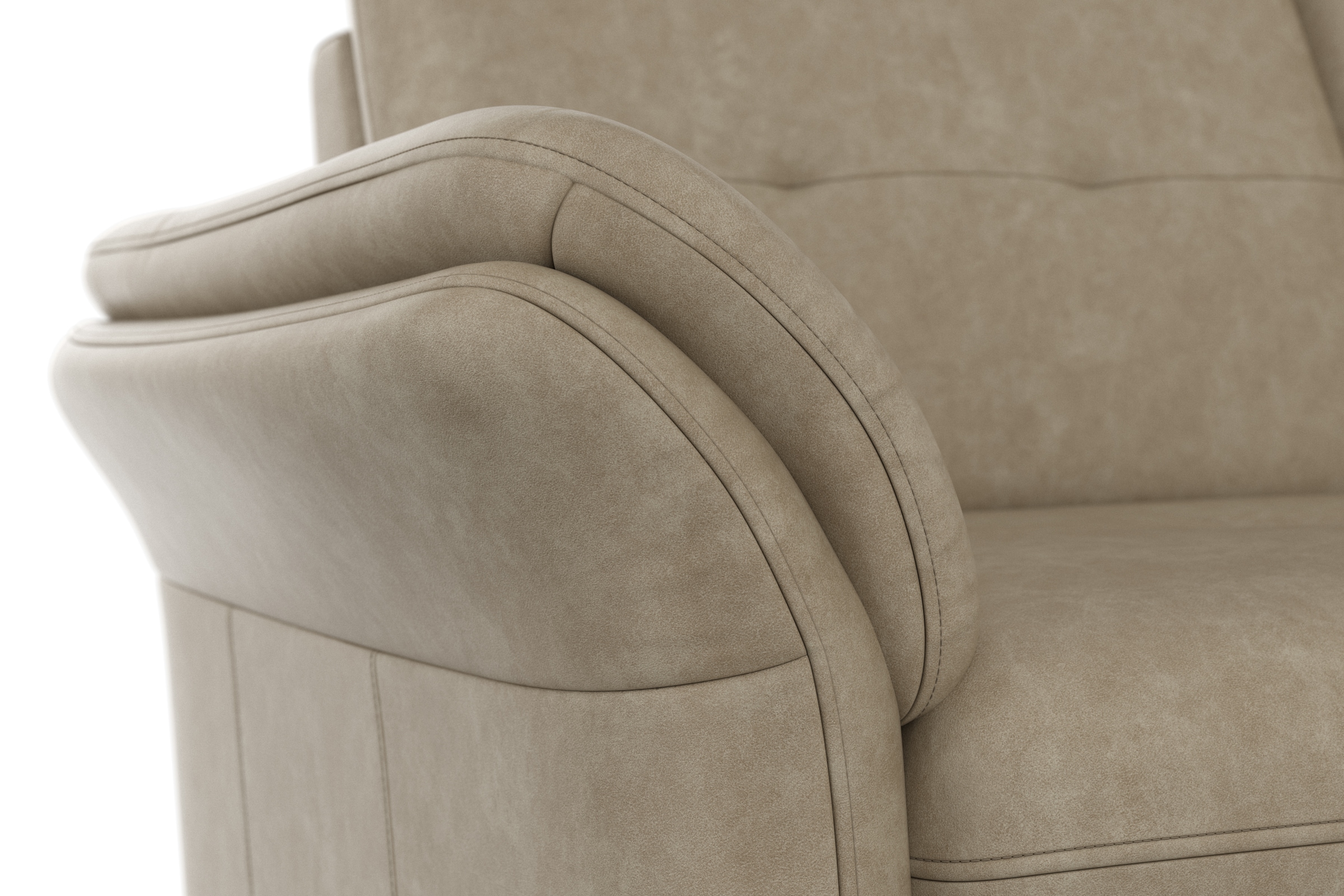 sit&more Ecksofa »Göteborg«, Sitztiefenverstellung und Federkern, wahlweise mit Bettfunktion