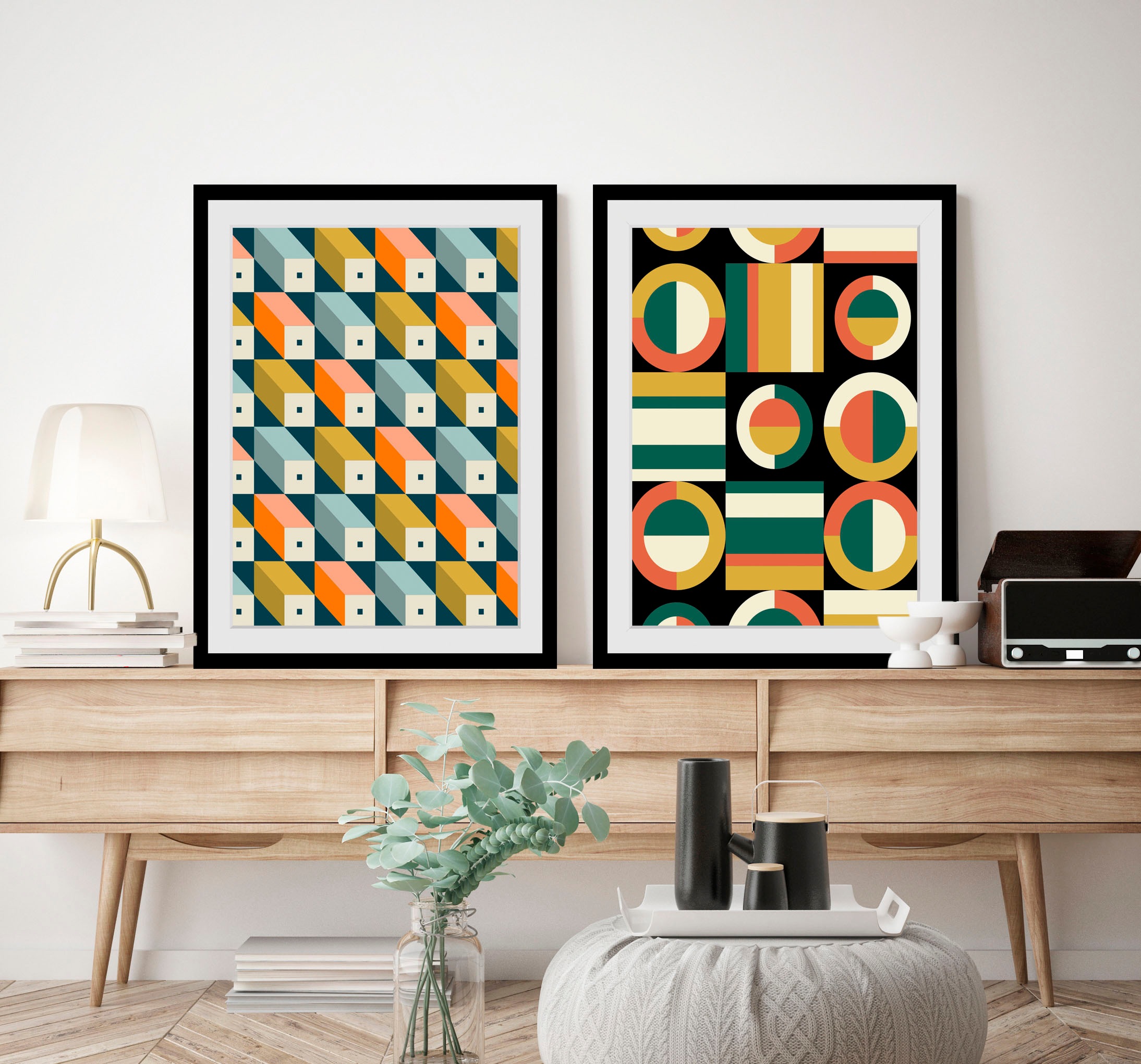 queence Bild »Ashton«, Abstrakt-Kunst-Figuren, (1 St.), HD Premium Poster-D günstig online kaufen