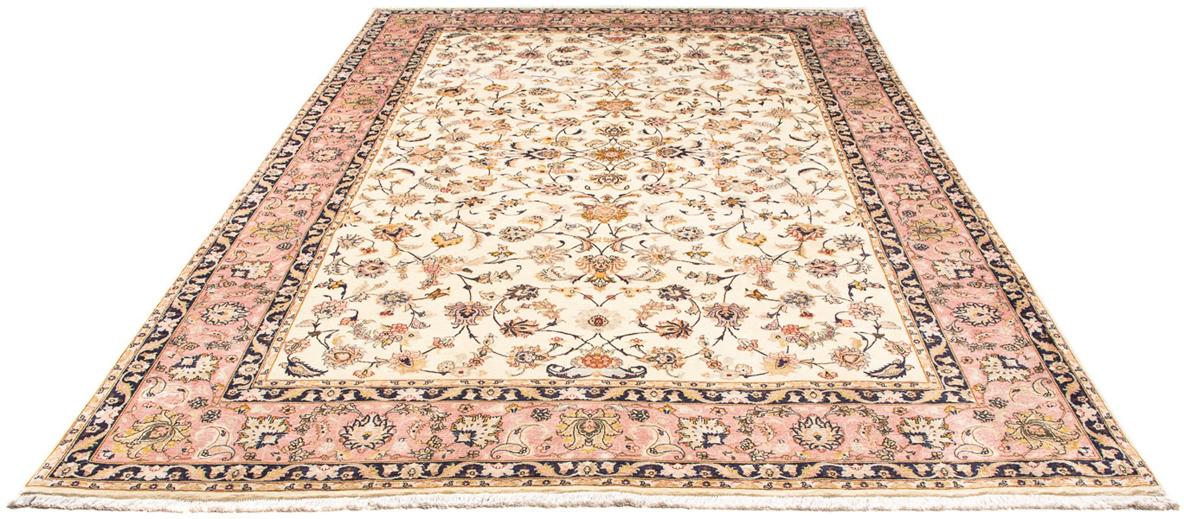 morgenland Orientteppich »Perser - Täbriz - Royal - 292 x 202 cm - beige«, günstig online kaufen