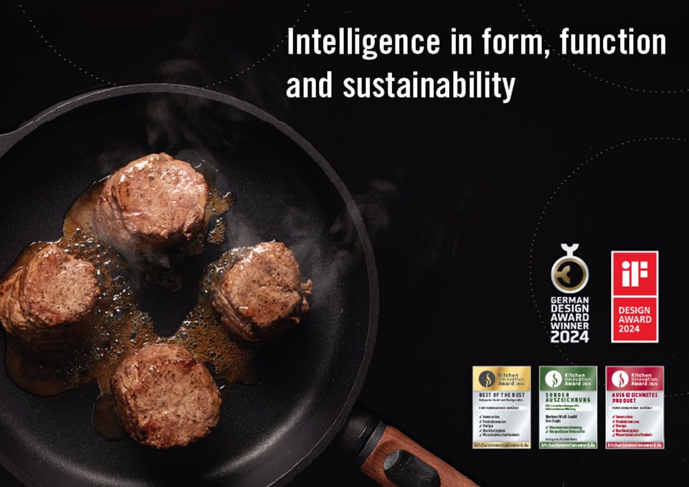 WOLL MADE IN GERMANY Bratpfanne »Eco Logic QXR« Aluminiumguss 1 Stk. tlg. Abnehmbarer Stiel, Antihaftbeschichtet