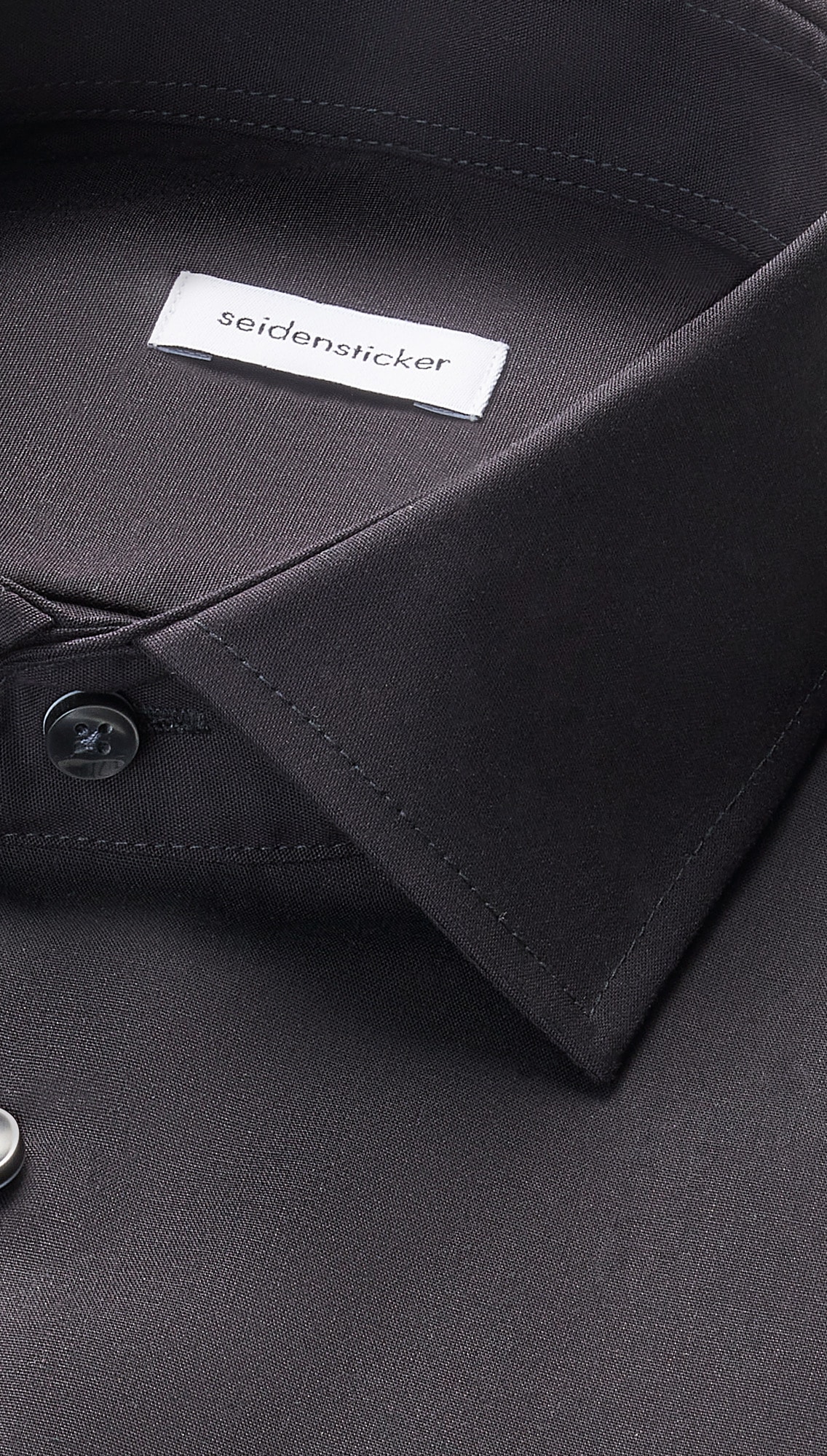 seidensticker Businesshemd »Schwarze Rose« Regular 1/2 Kentkragen Uni