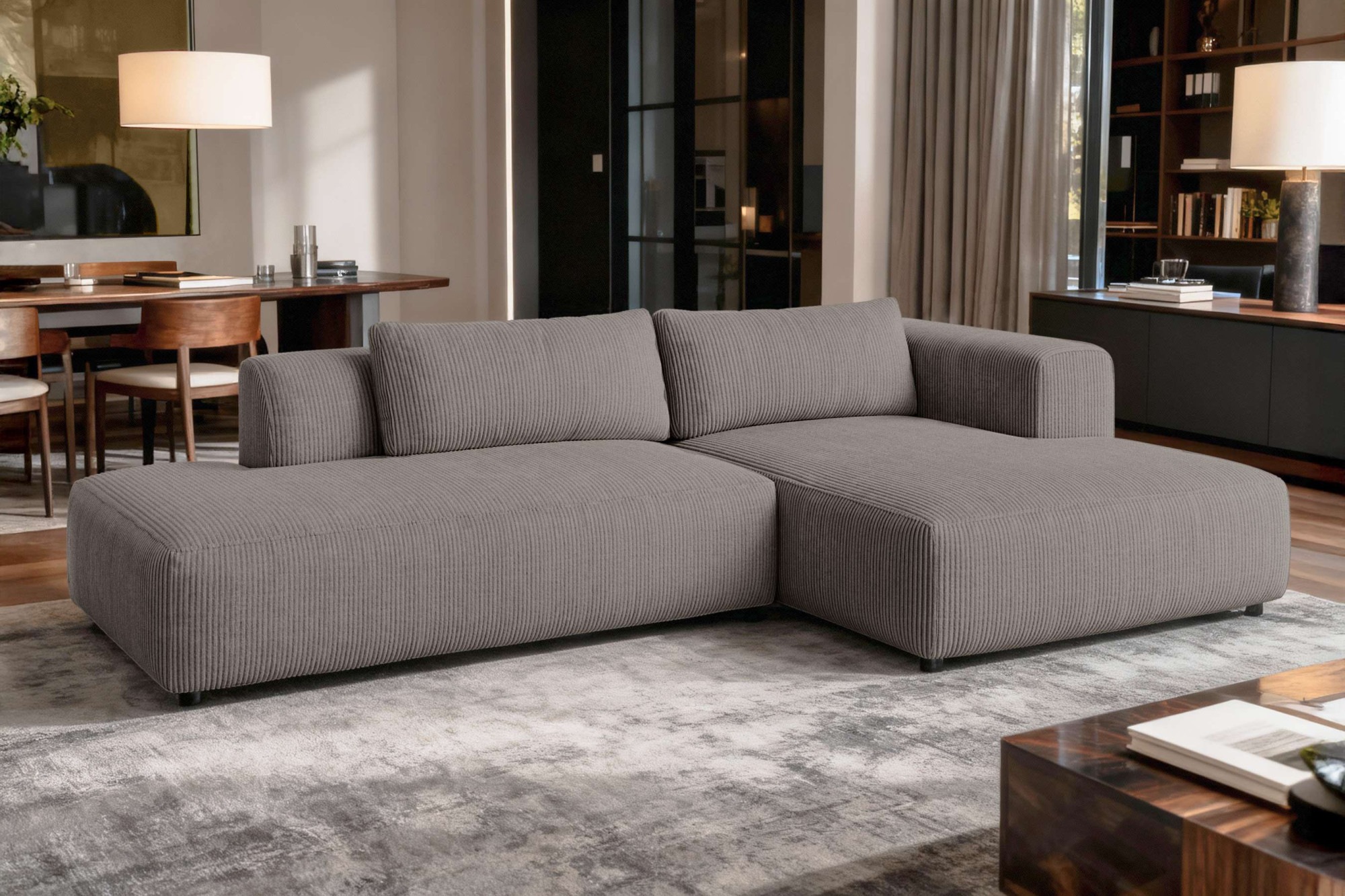 OTTO home Ecksofa »TIARRA Design-Sofa mit Ottomane recht/links bestellbar, günstig online kaufen