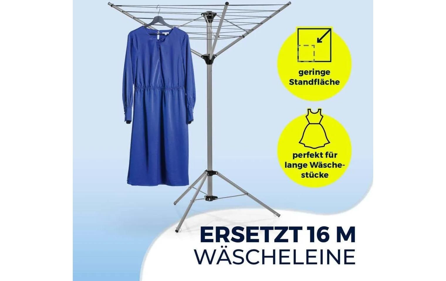 EASYmaxx Wäschespinne »Platzwunder Offen: 28 x 76 x 144 cm 16 Meter«