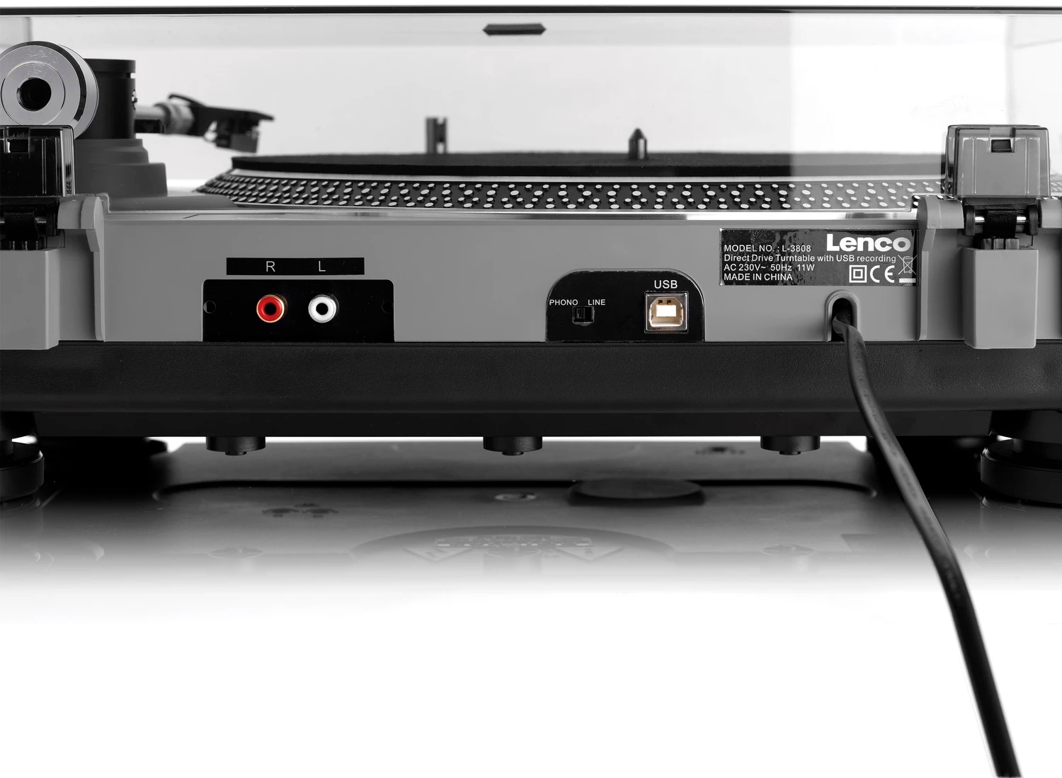 Lenco Plattenspieler »L-3808«, mit Direktantrieb auf Raten bestellen