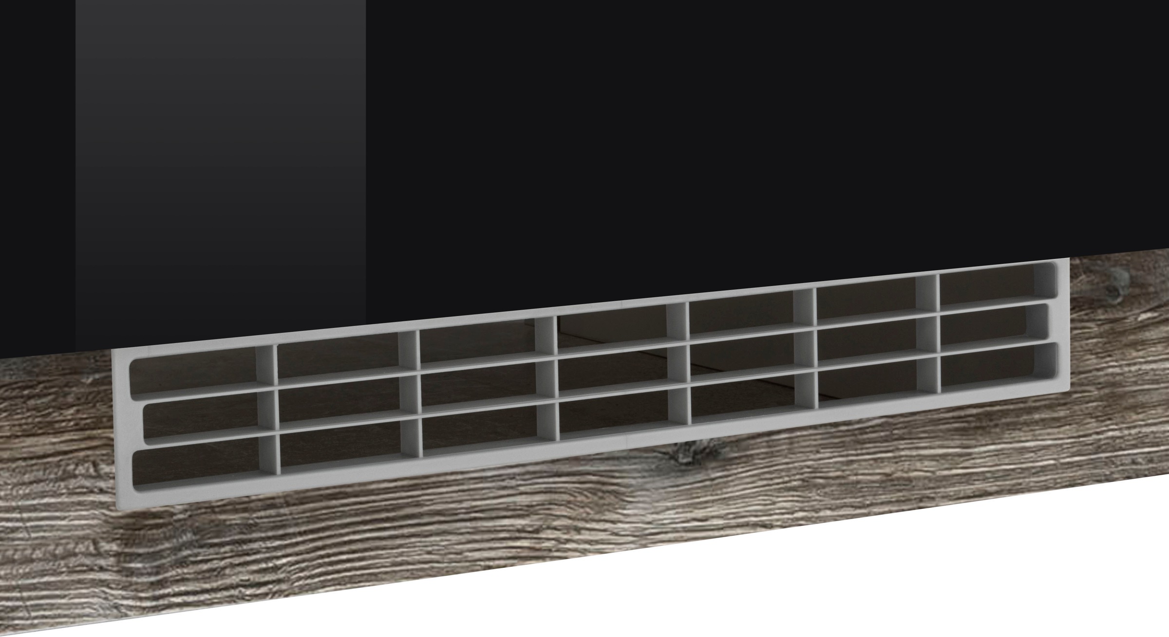 KOCHSTATION Kühlumbauschrank »KS-Brindisi« 60 cm breit, 200 cm hoch, hochwertige MDF Fronten