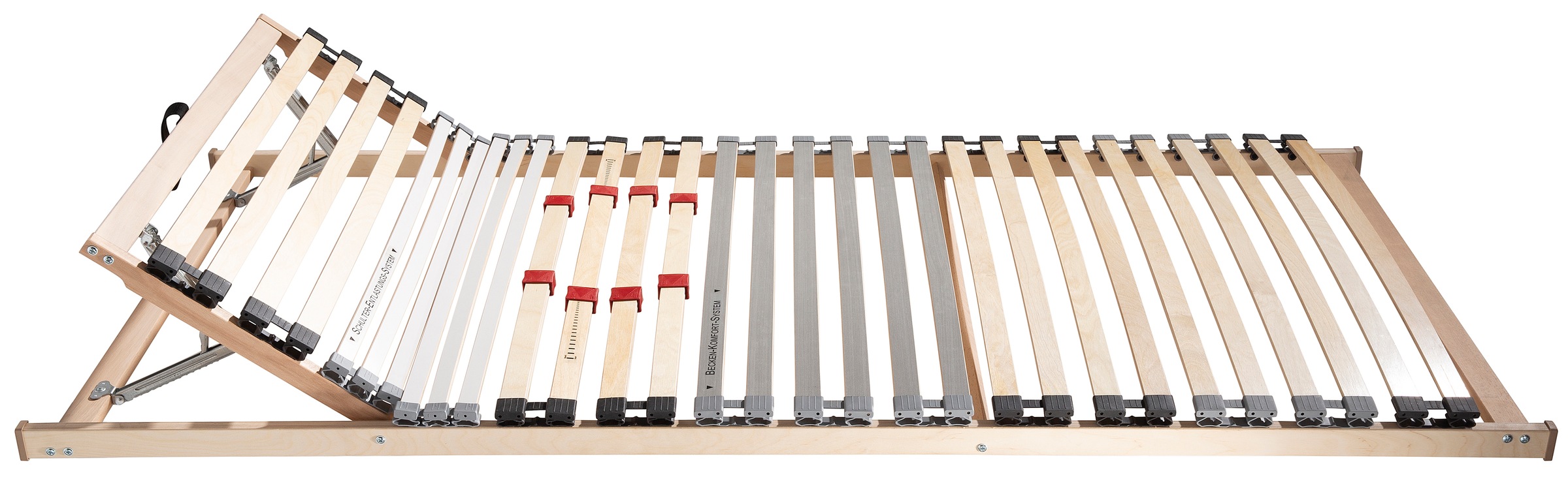 Beco Lattenrost »Maxi Flex LR-K«, (Set, 2 St., 2-tlg.), 7 Zonen, mit Härteverstellung