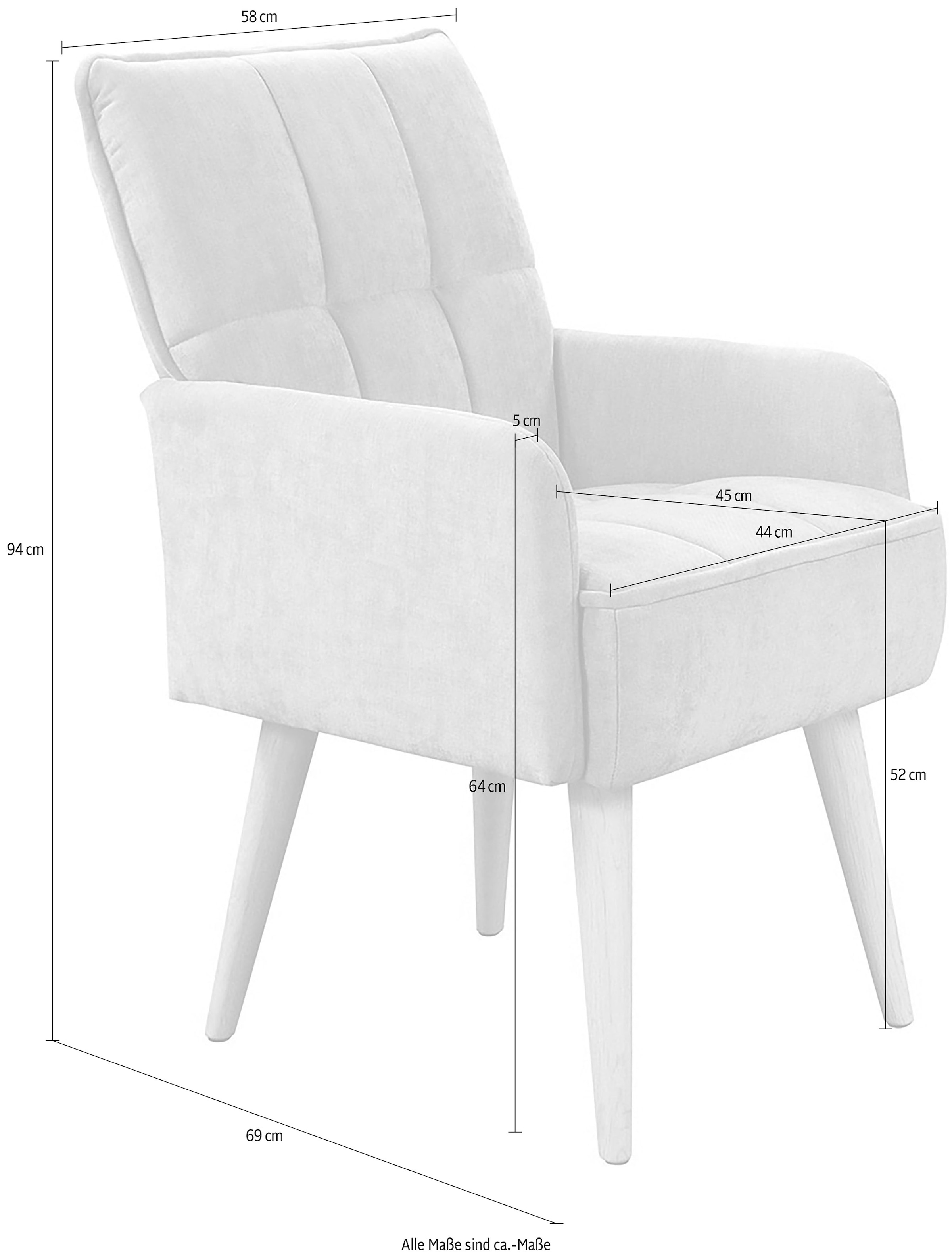 exxpo - sofa fashion Armlehnstuhl »Latte« ()