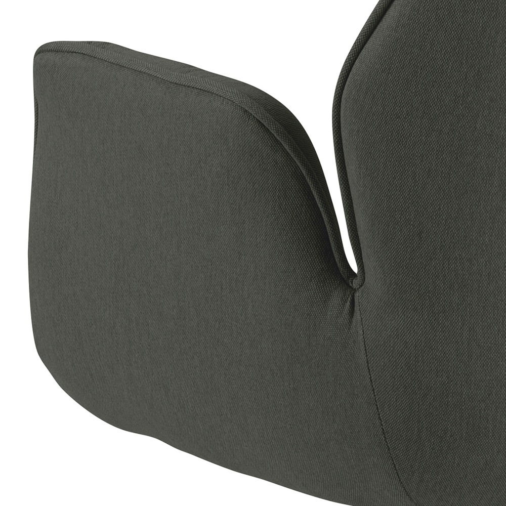 ACTONA GROUP Esszimmerstuhl »Alma«, 1 St., Polyester, mit eleganten Kedern, Drehstuhl mit Rückholfunktion