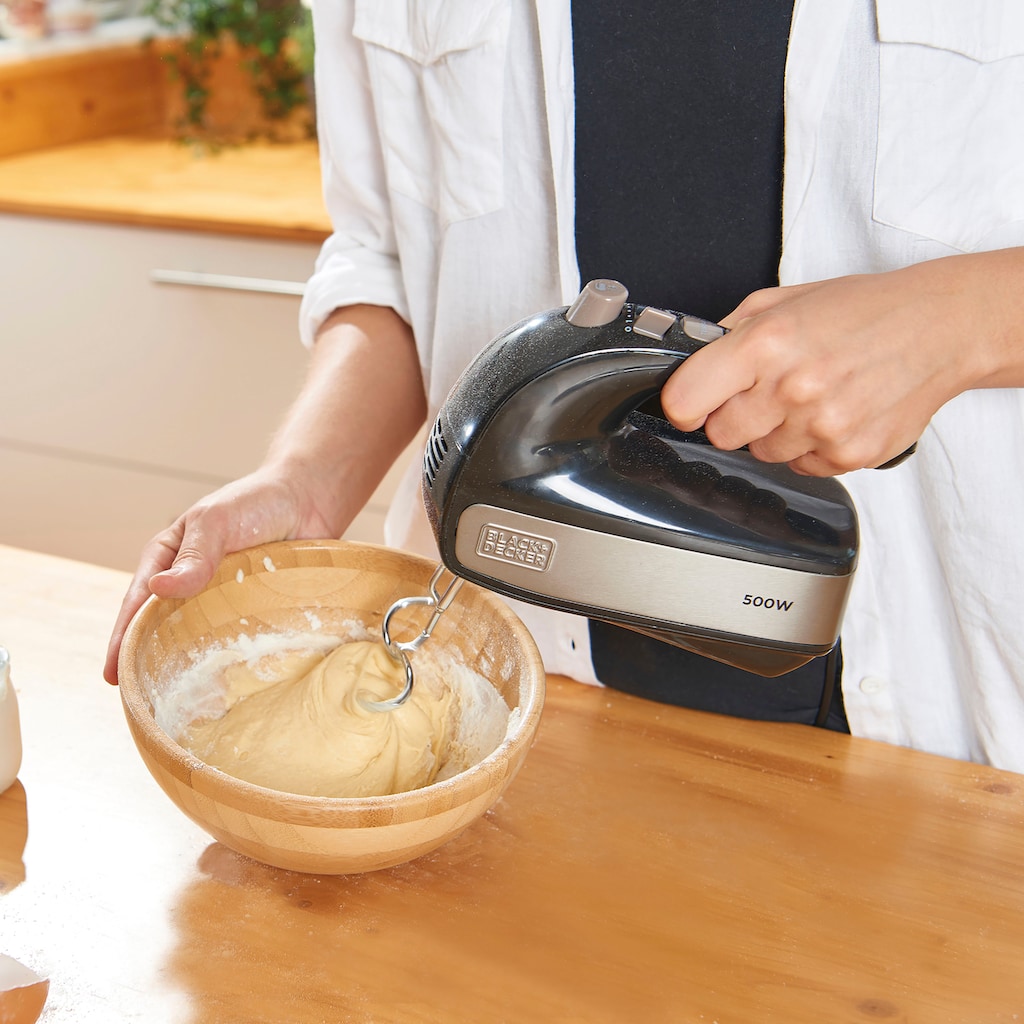 Black + Decker Handmixer »BXMX500E«, 500 W