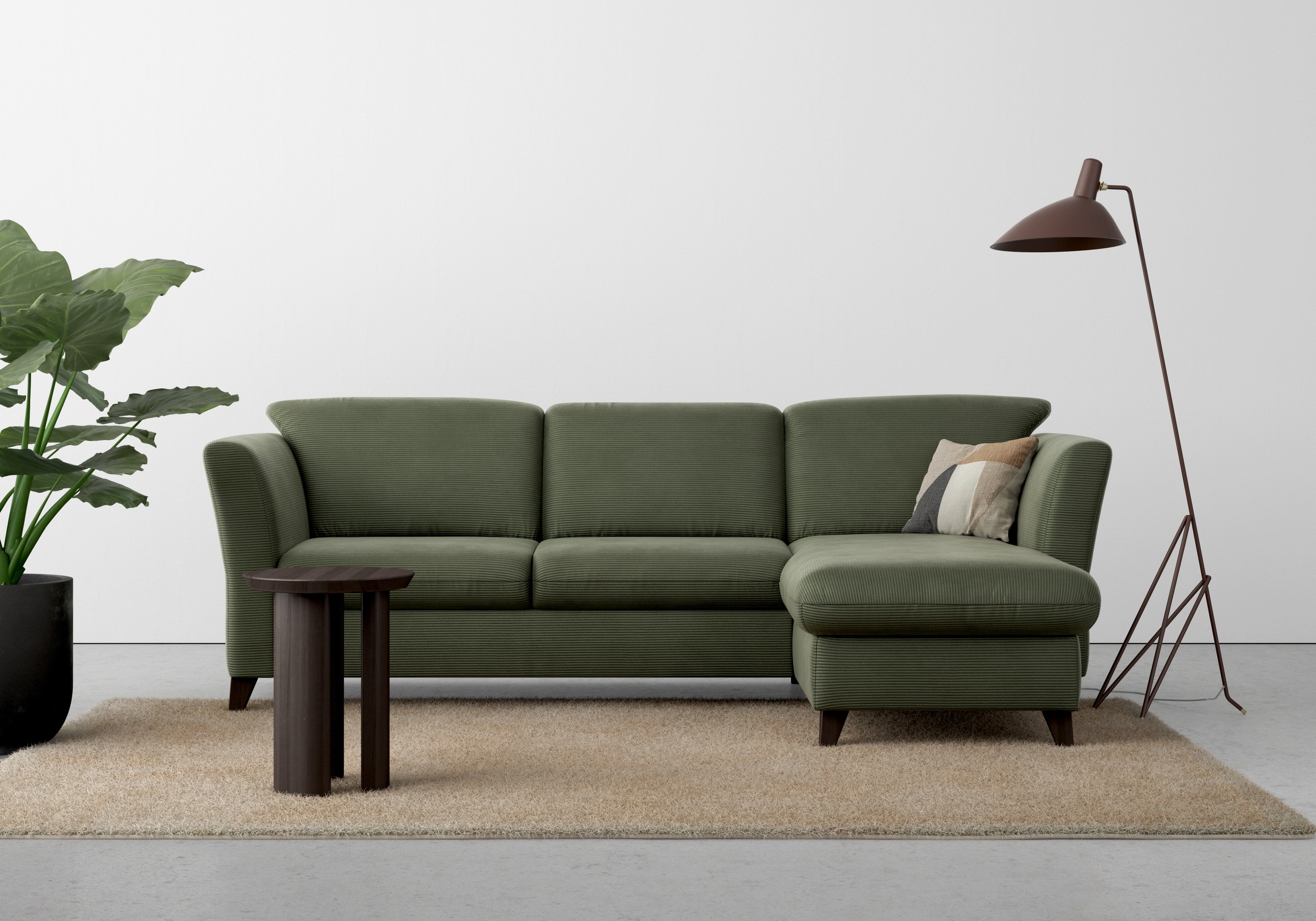 Home affaire Ecksofa »Trelleborg L-Form«, wahlweise mit Bettfunktion und Bettkasten, inkl. Federkern-Polsterung