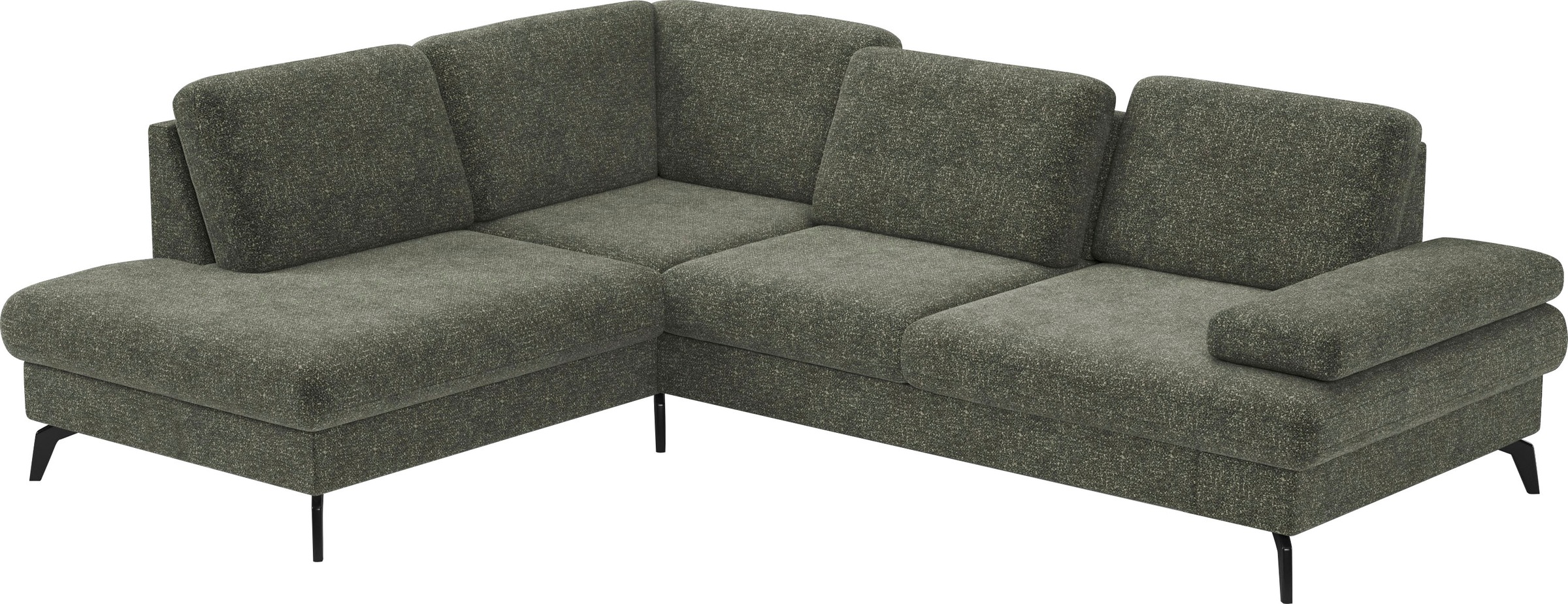 sit&more Ecksofa »Morris L-Form, inkl. Sitztiefenverstellung«, wahlweise mit Armteilverstellung, Bettfunktion & Bettkasten