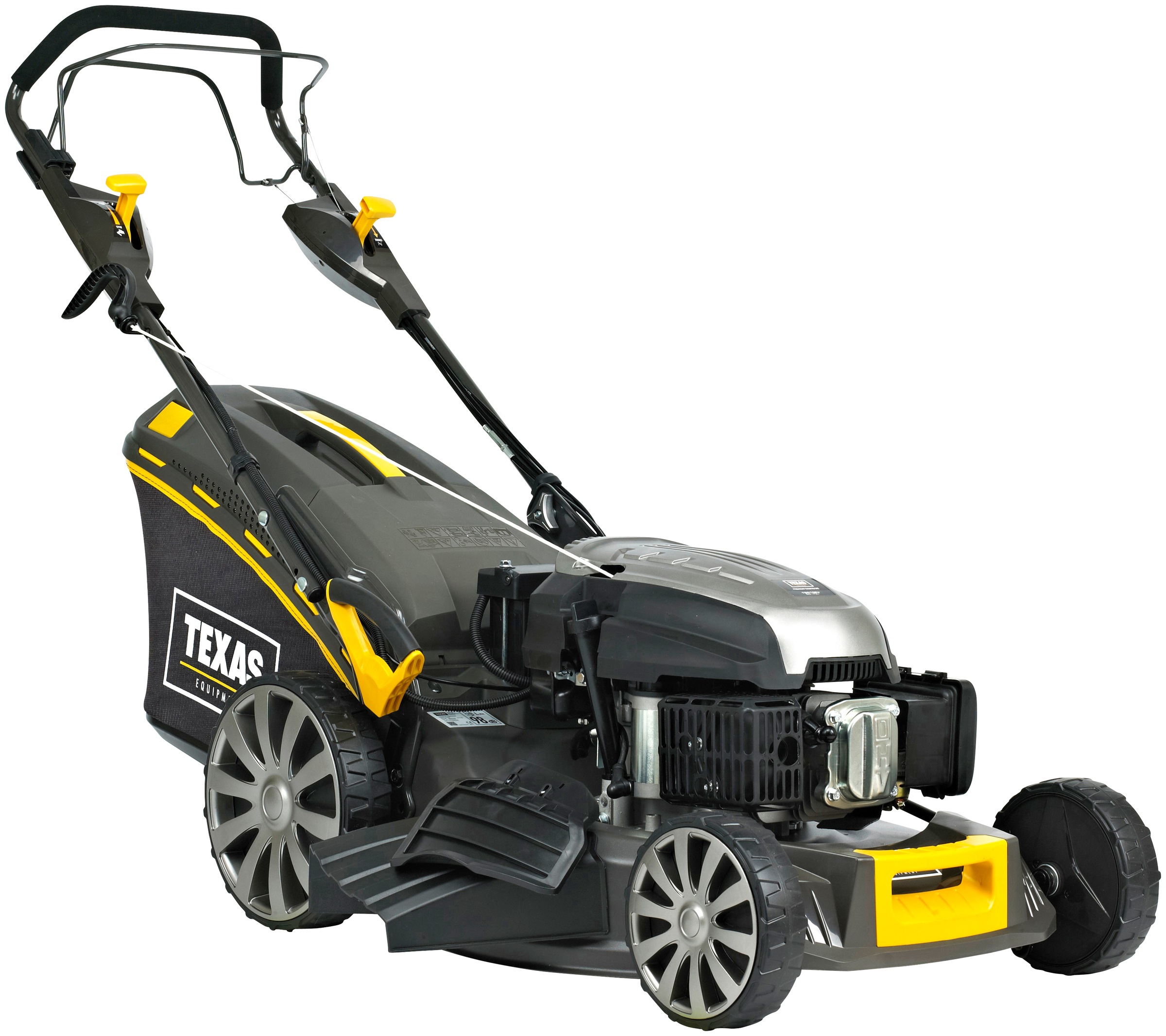 TEXAS Benzinrasenmäher »5370TR/WE« grau 65 L hard-Top Fangsack