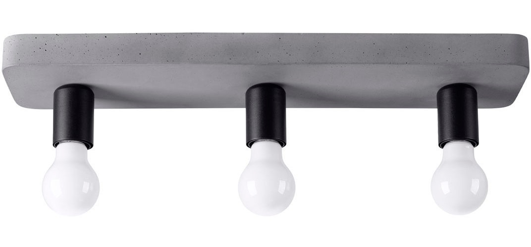 SOLLUX lighting Deckenleuchte »TAVO«, 3 flammig, Leuchtmittel E27   ohne Le günstig online kaufen