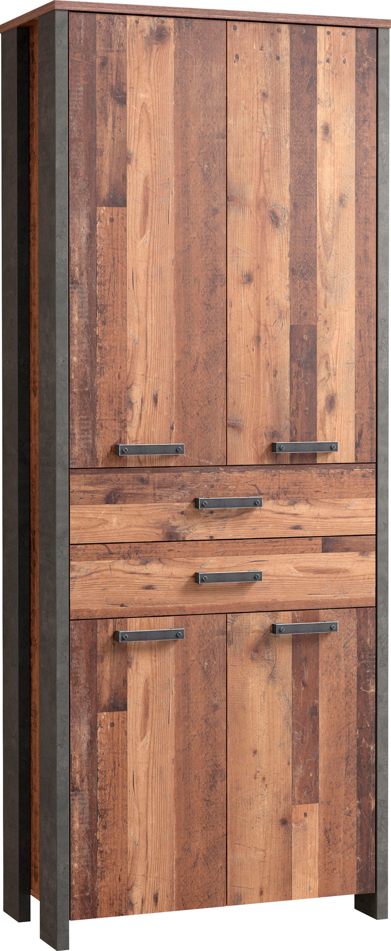 FORTE Aktenschrank "Clif" Mehrzweckschrank im Industriestil, Breite 86 cm x günstig online kaufen