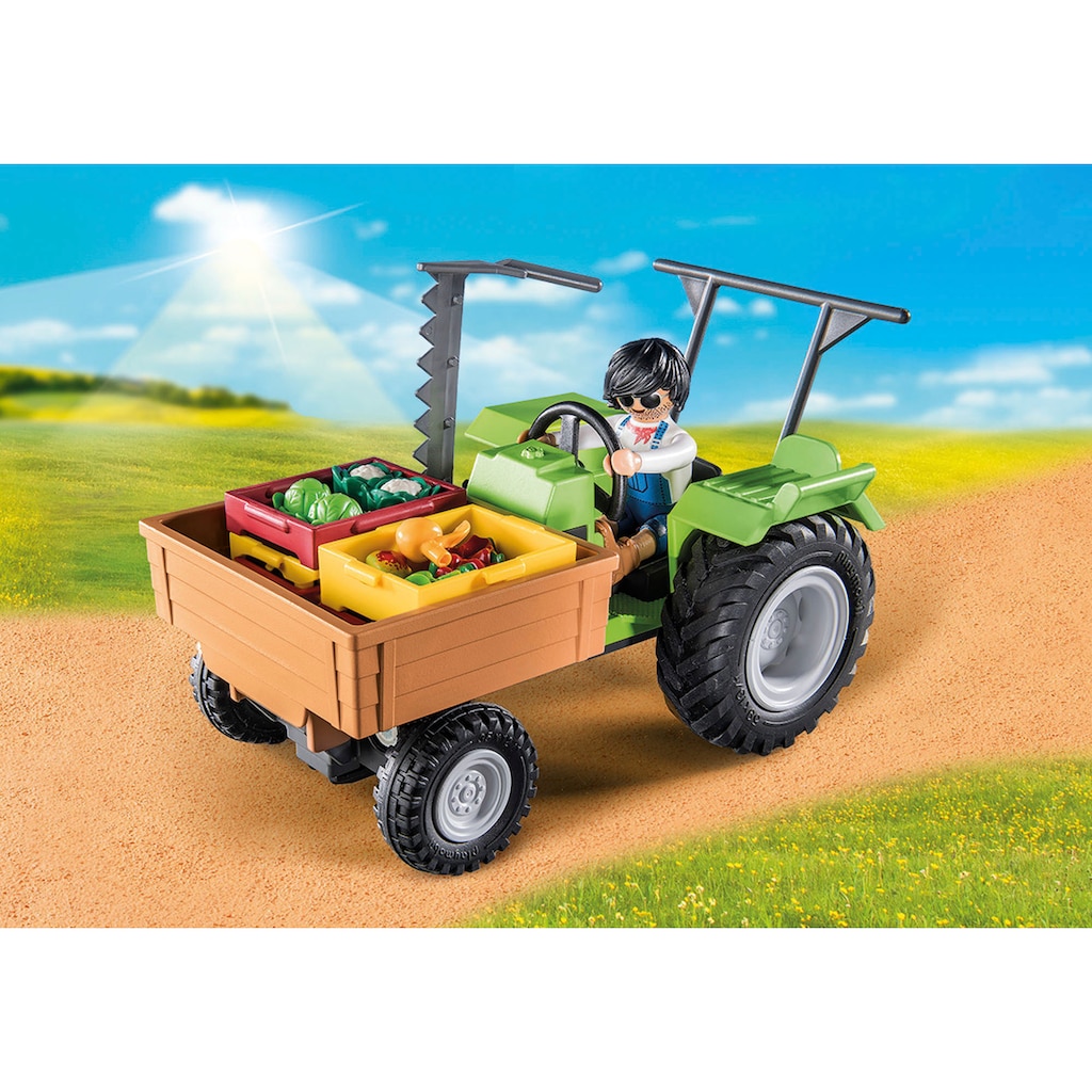 Playmobil® Konstruktions-Spielset »Traktor mit Hänger (71249), Country«