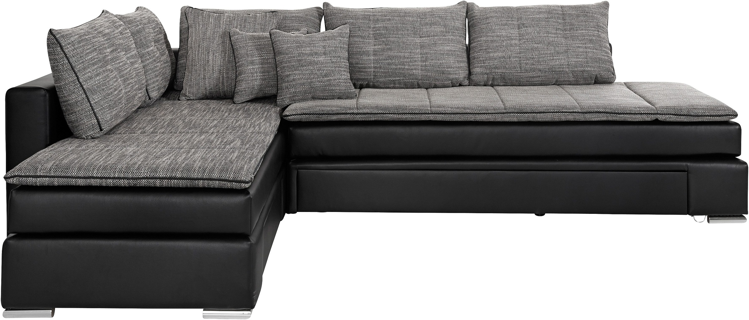 INOSIGN Ecksofa »Night & Day L-Form mit Dauer-Schlaffunktion ohne Armlehnen günstig online kaufen