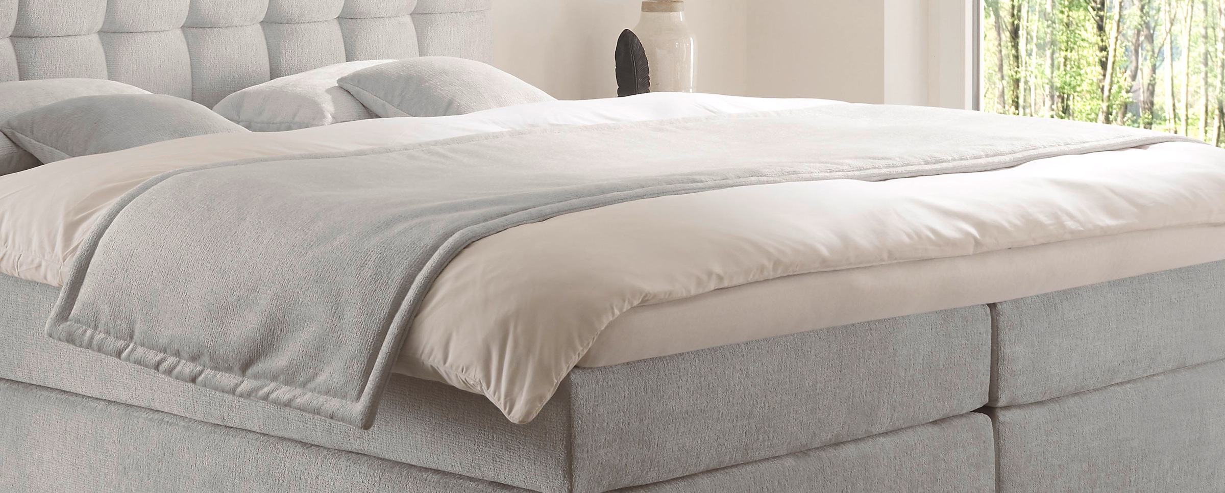 hapo Tagesdecke »Plaid« beidseitig Stoff mit Vließwatte versteppt