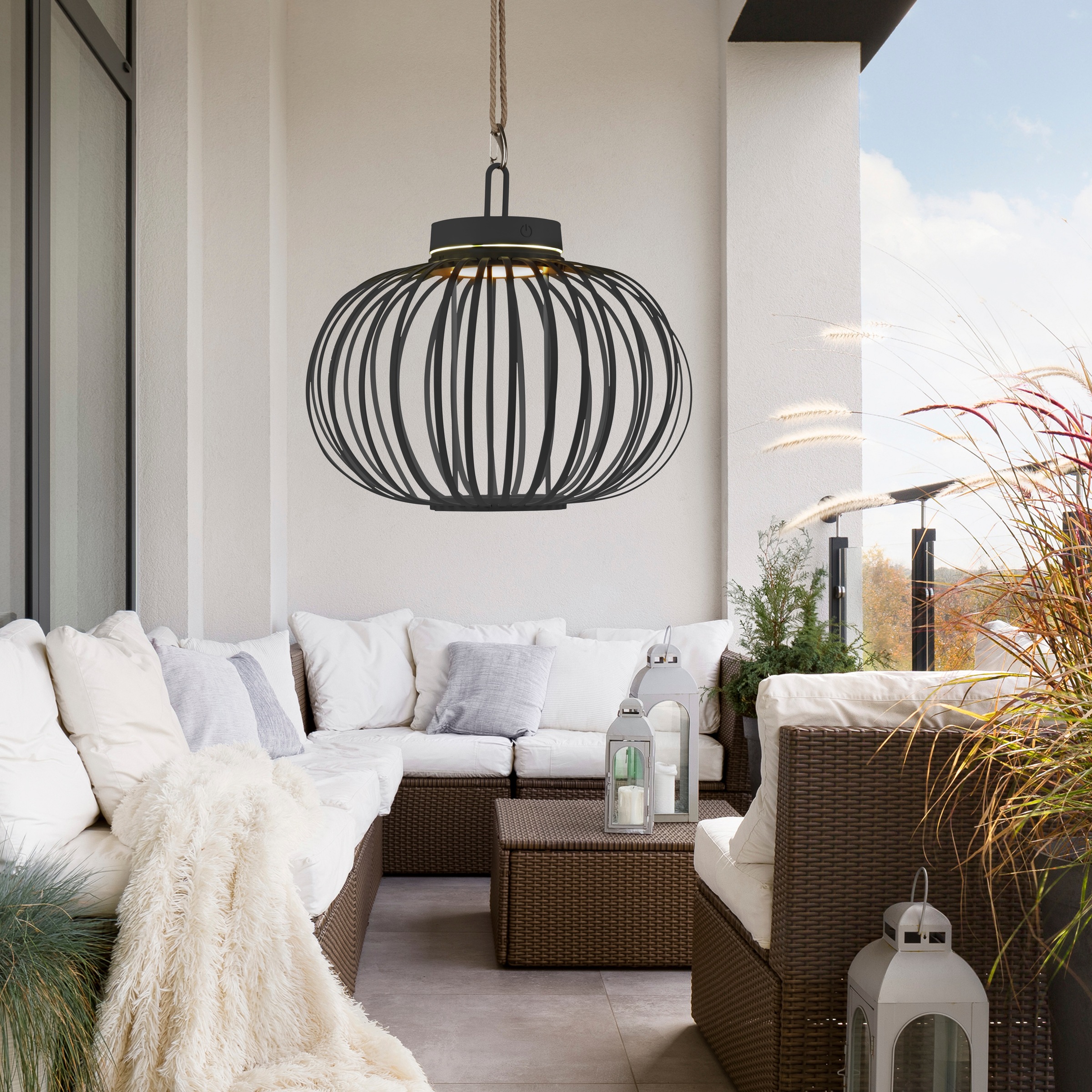JUST LIGHT Pendelleuchte »AKUBA«, 1 flammig, Leuchtmittel LED-Modul   LED f günstig online kaufen