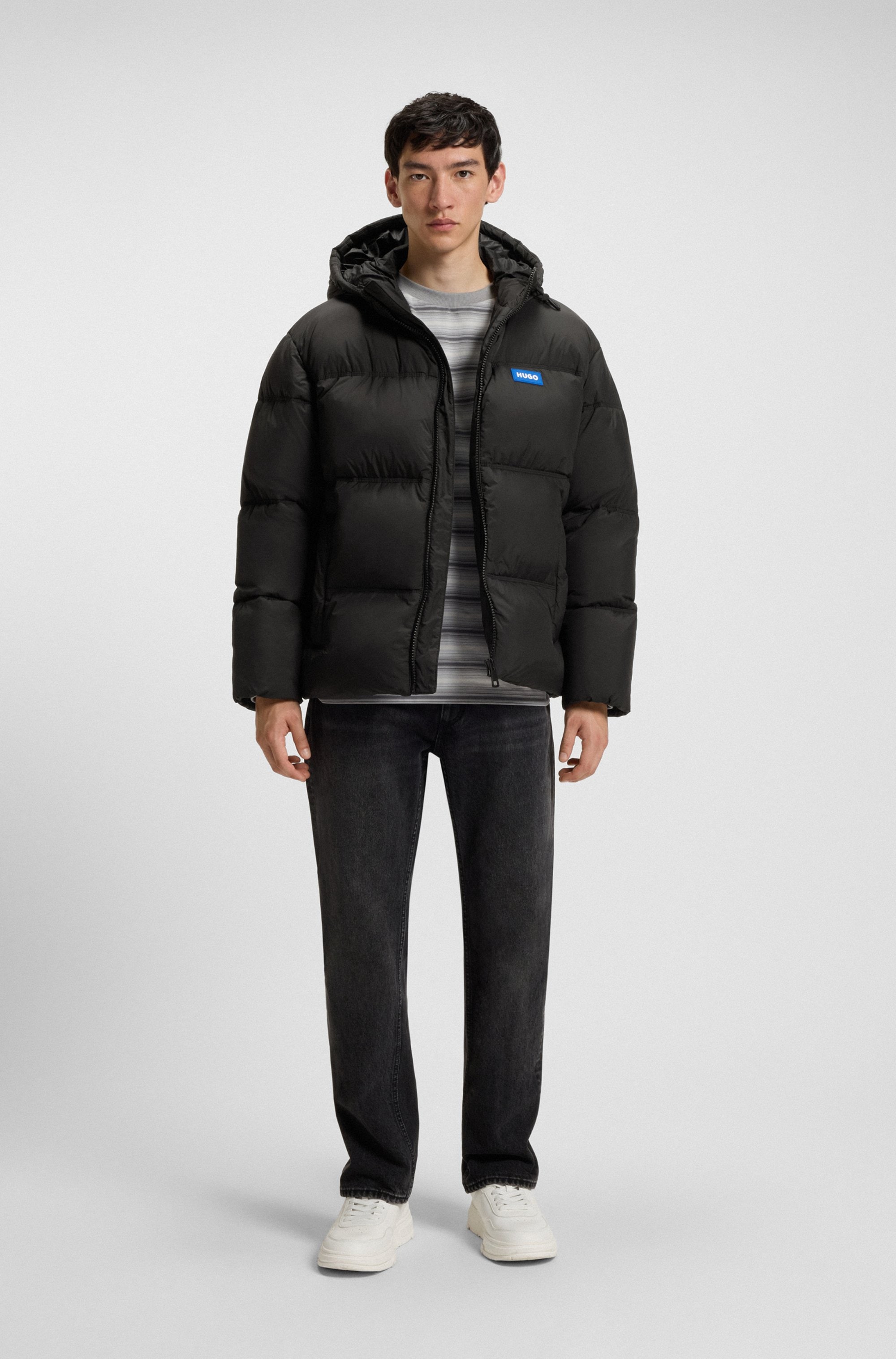 HUGO Blue Steppjacke »Bodo« mit Kapuze Kapuze, Relaxed Fit, warm wattiert