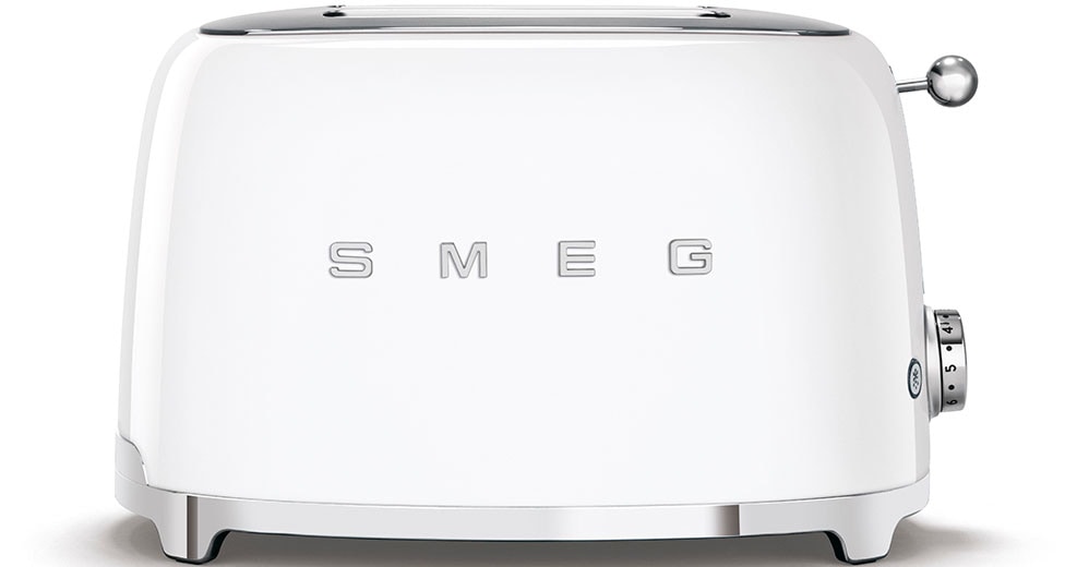 Smeg Toaster »TSF01WHEU«, 2 kurze Schlitze, für 2 Scheiben, 950 W